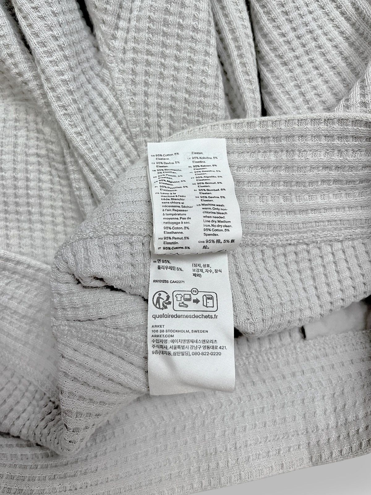 Arket × Designer Arket Waffle Knit Cotton Shorts Size US 34 / EU 50 - 11 Thumbnail