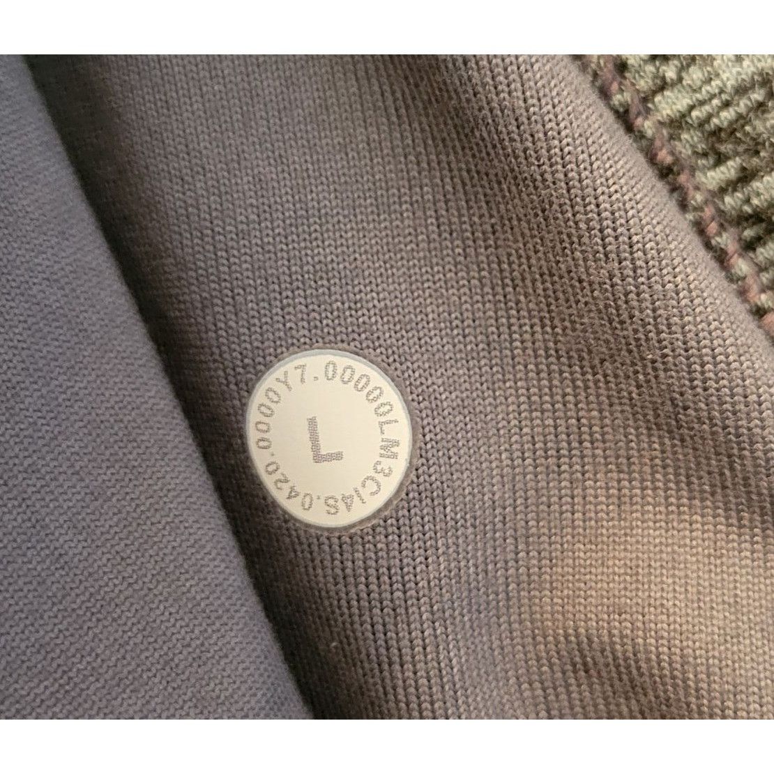Lululemon Lululemon L Gray Heather Full Zip Hooded Jacket Pockets WELT Size US L / EU 52-54 / 3 - 6 Thumbnail