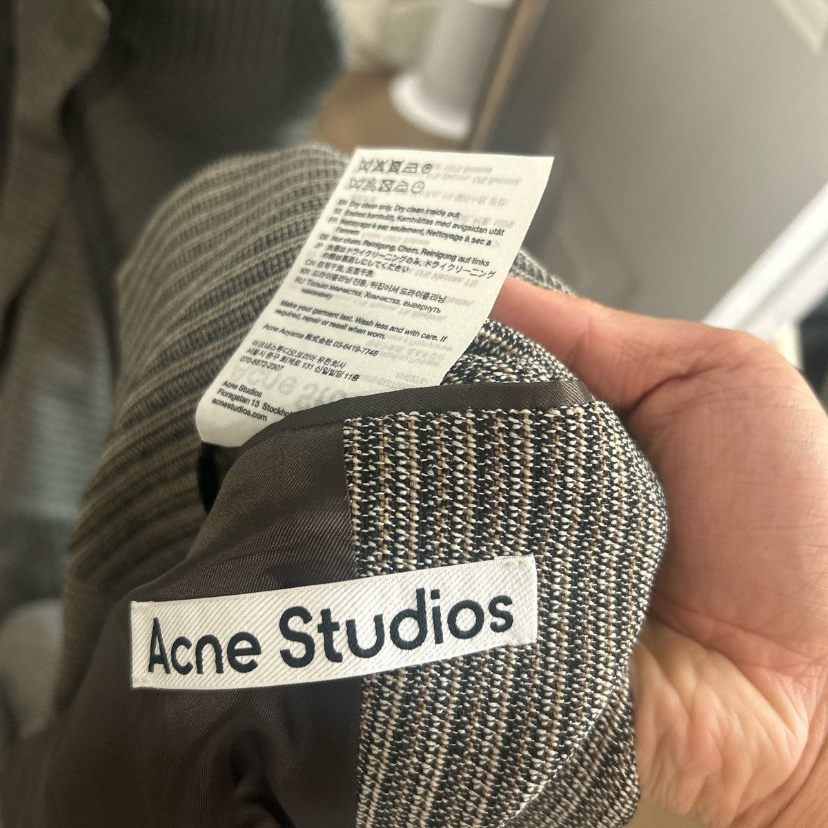 Acne Studios Acne Studios Houndstooth Blazer Size 36R - 5 Thumbnail
