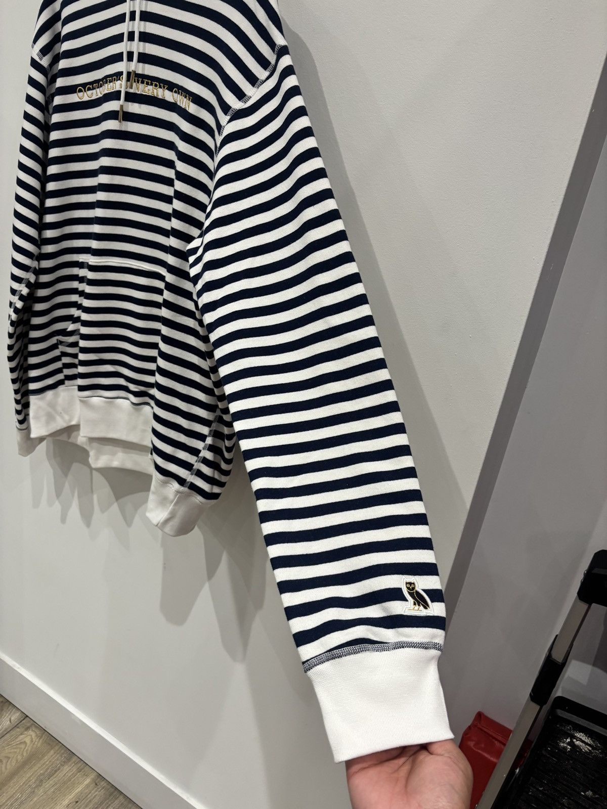 October's Very Own OVO Striped Pullover Hoodie Size: XXL Size US XXL / EU 58 / 5 - 3 Thumbnail