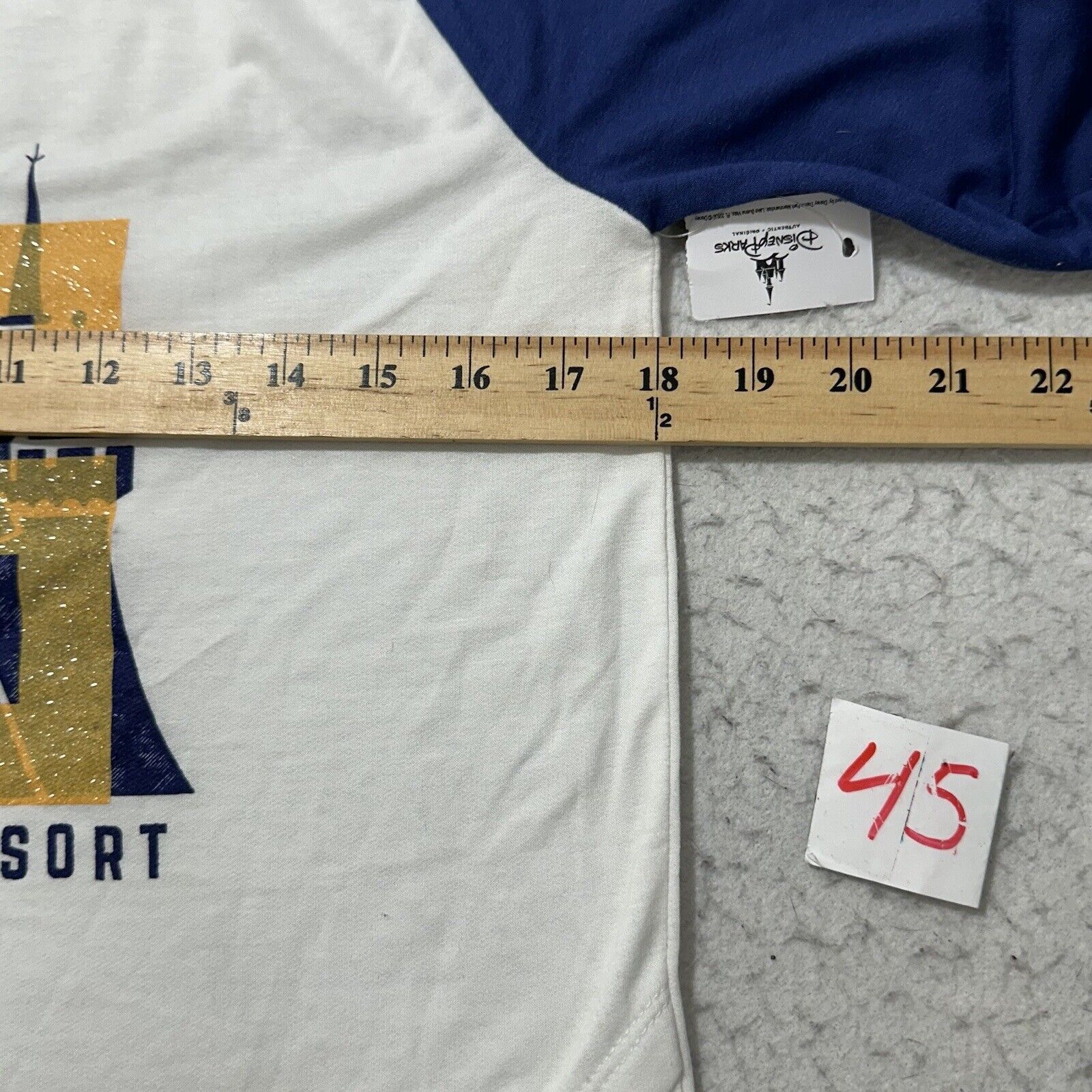Disney Disney Parks XS Disneyland Resort 55 Baseball Tee T Shirt Size XS / US 0-2 / IT 36-38 - 8 Thumbnail