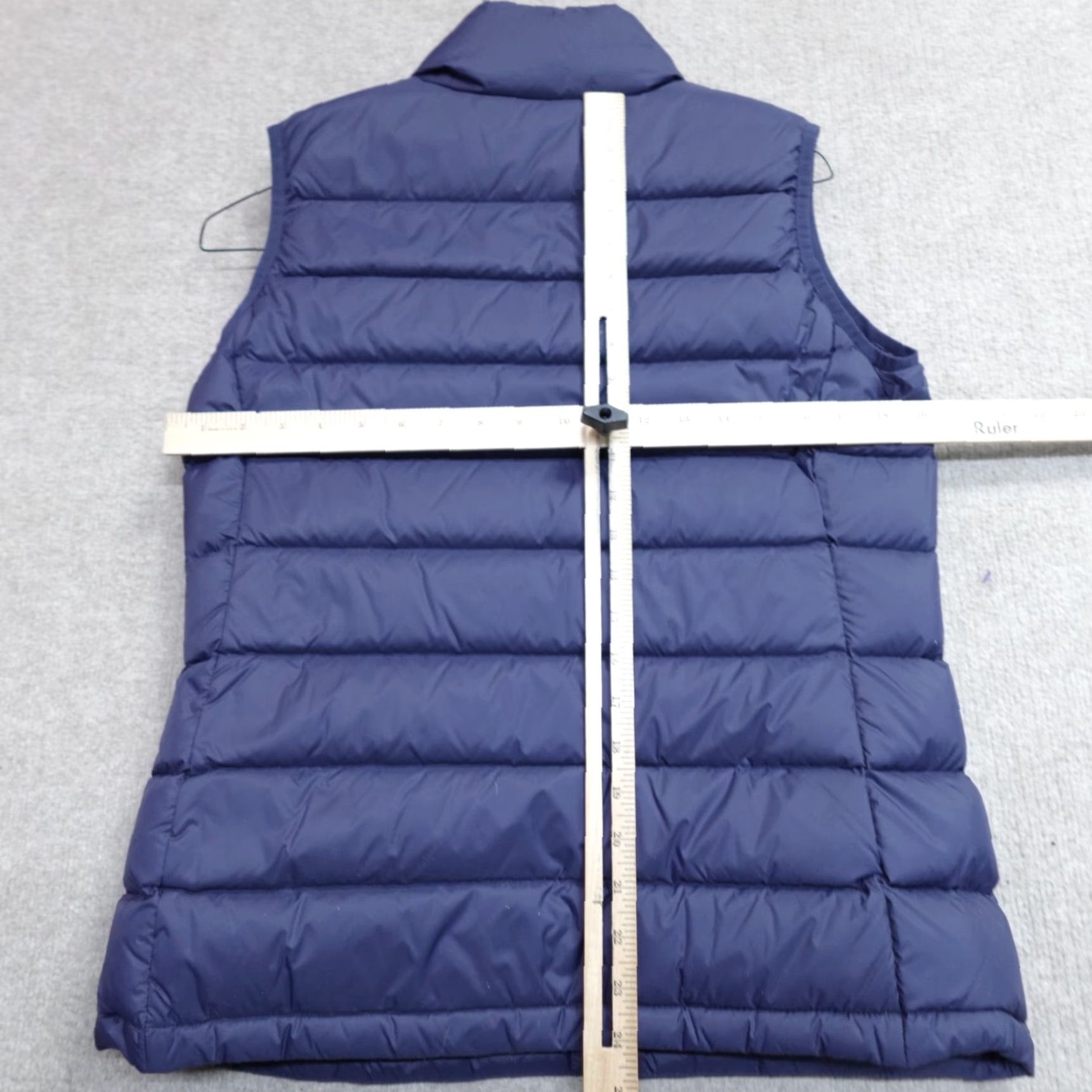 Vintage EAB Womens Vest Medium Blue Down Filled Full Zip Puffer Size M / US 6-8 / IT 42-44 - 5 Thumbnail