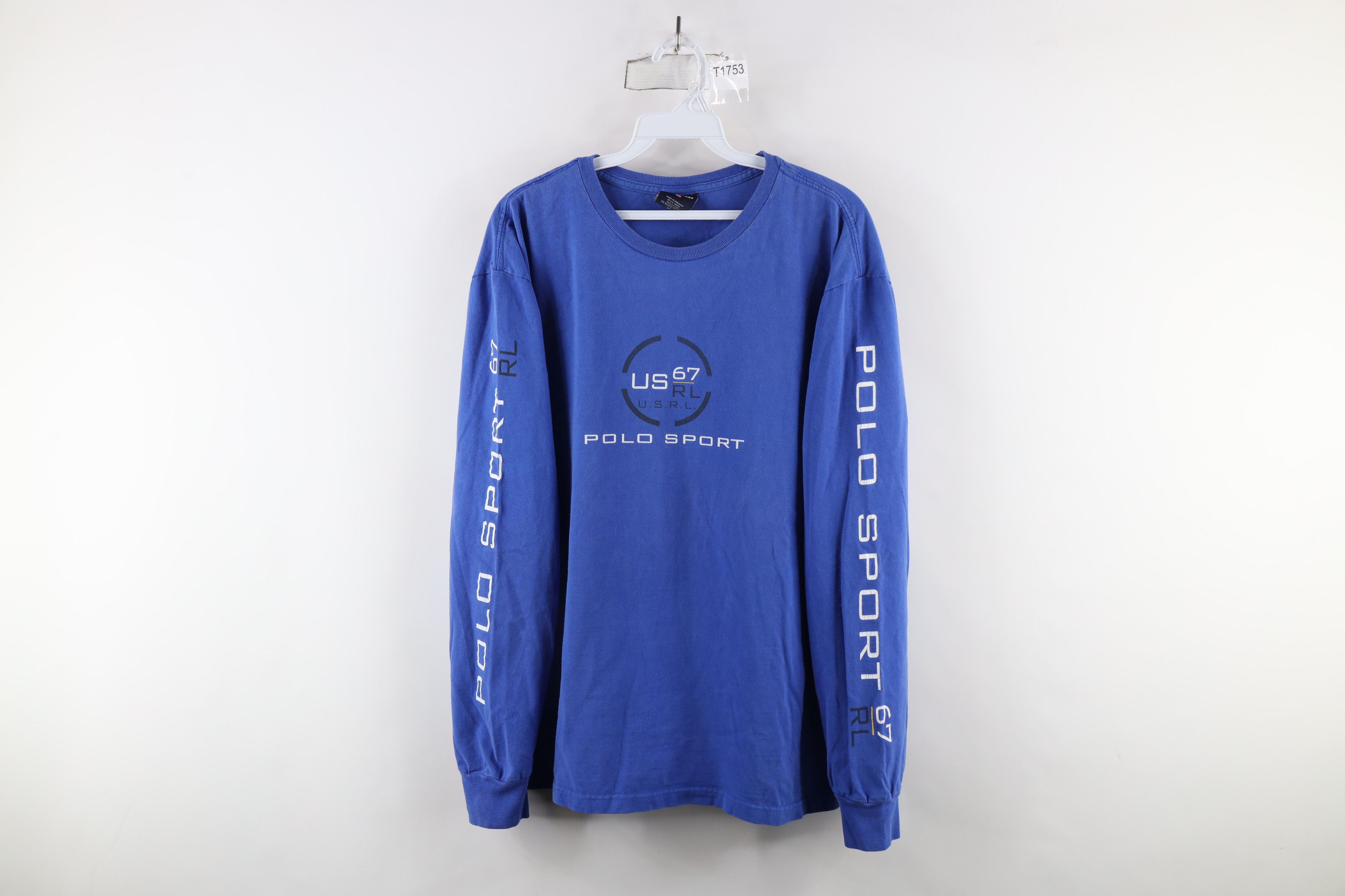 Polo Ralph Lauren Vintage 90s Polo Sport Ralph Lauren Out Long Sleeve T-Shirt Size US M / EU 48-50 / 2 - 1 Thumbnail