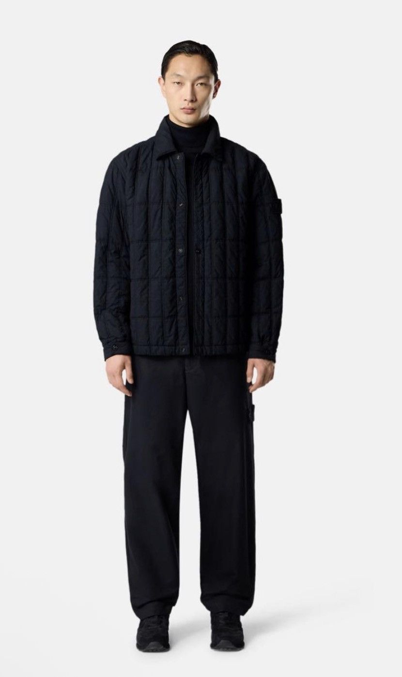 Stone Island Stone Island Black Nylon Smerigliato Jacket - Large Size US L / EU 52-54 / 3 - 1 Thumbnail