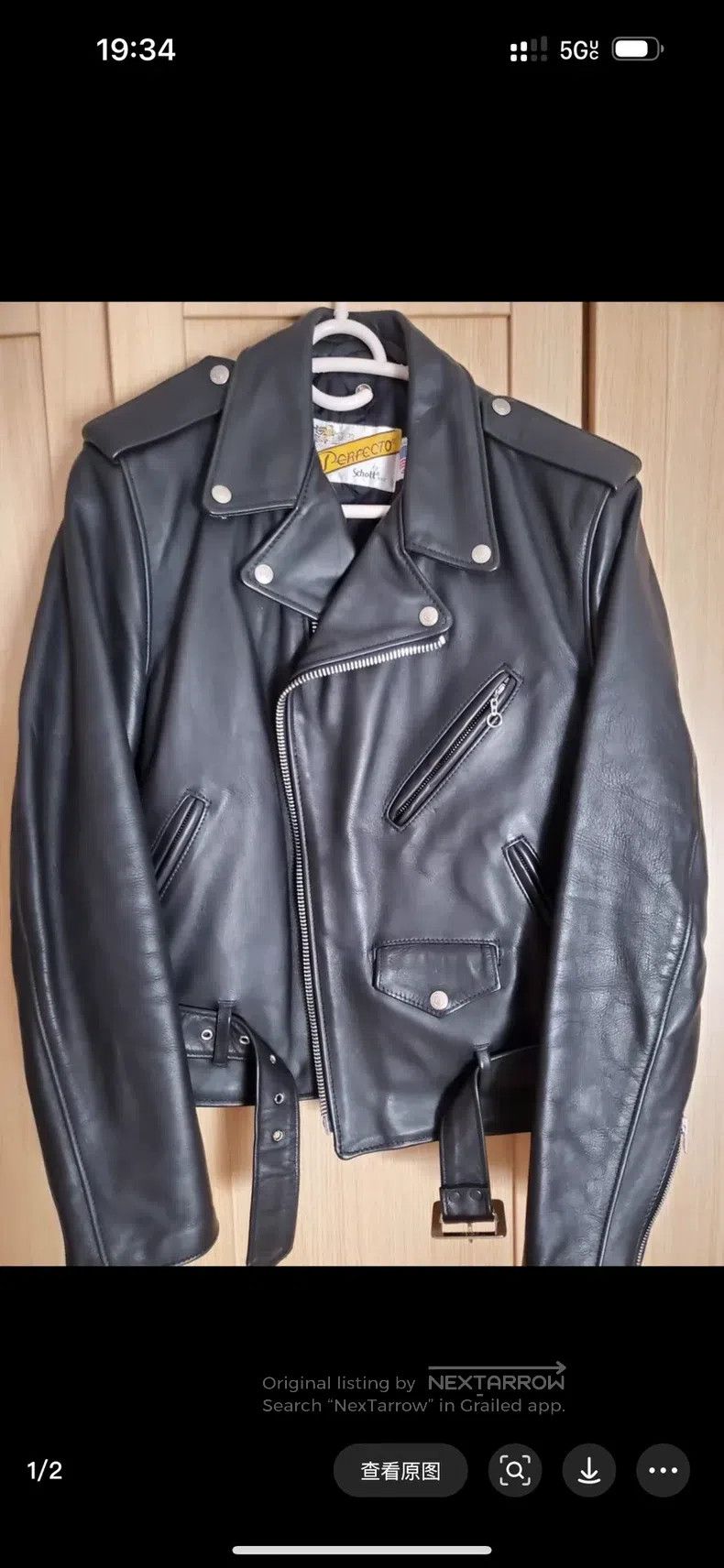 Other 618 cable-stayed perfecto leather jacket Size US M / EU 48-50 / 2 - 2 Thumbnail