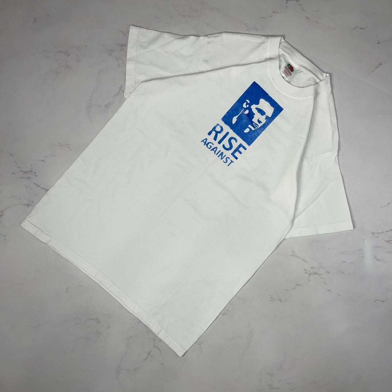 Vintage Vintage X Band Tees Rise Against White t-shirts size M Size US M / EU 48-50 / 2 - 1 Thumbnail