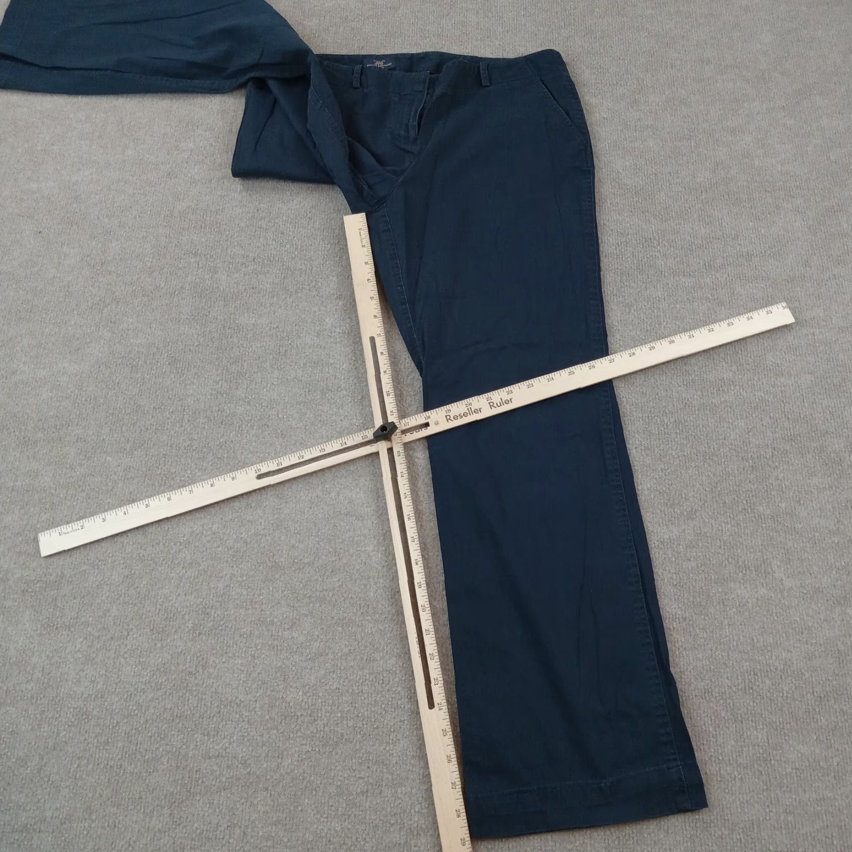 Brooks Brothers Brooks Brothers Dress Pants Womens Sz 10 Blue Lucia Fit 346 Straight Leg Stretch N/A Size 32" / US 10 / IT 46 - 2 Thumbnail