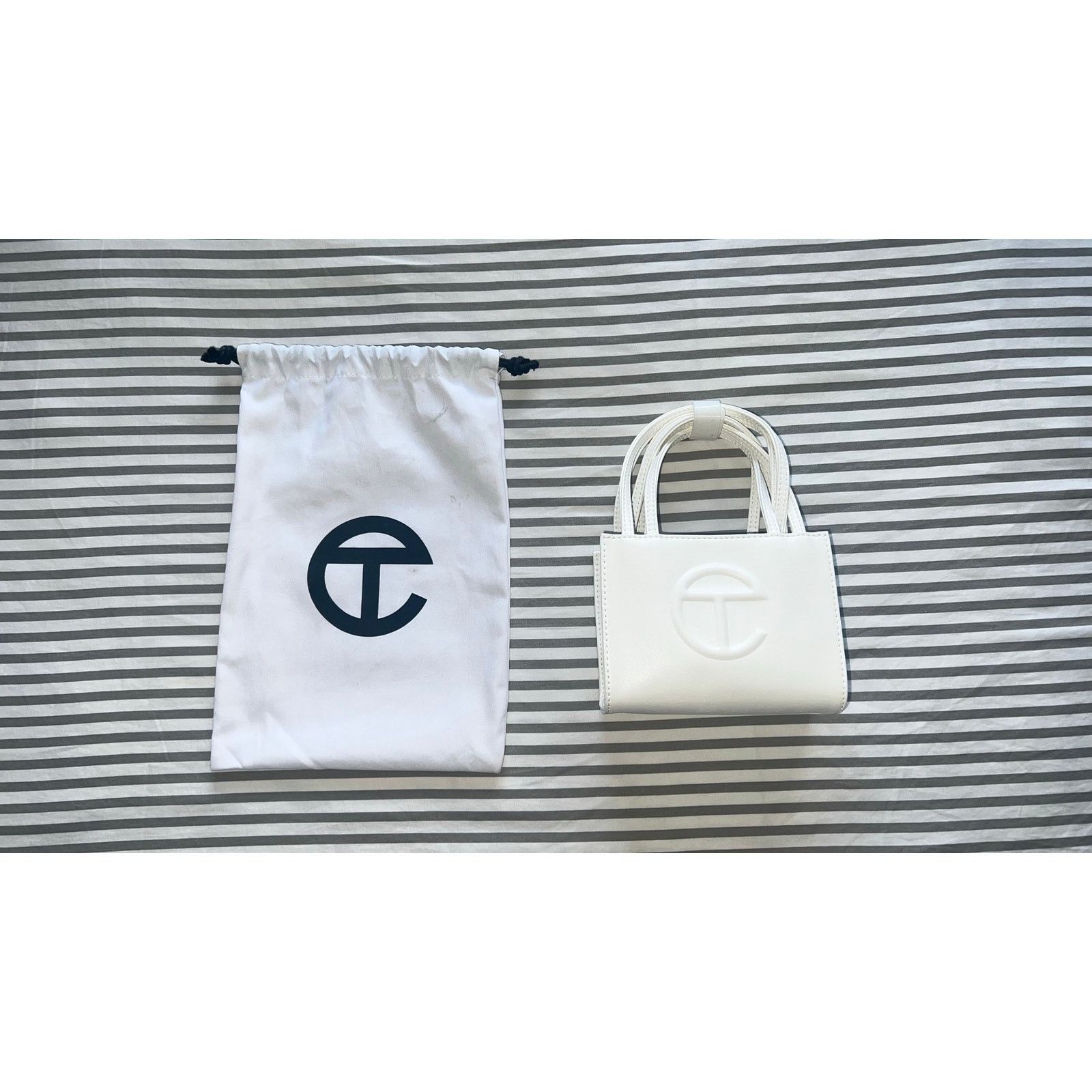 White Telfar Small Shopping Bag - threedaughtersproperties.com