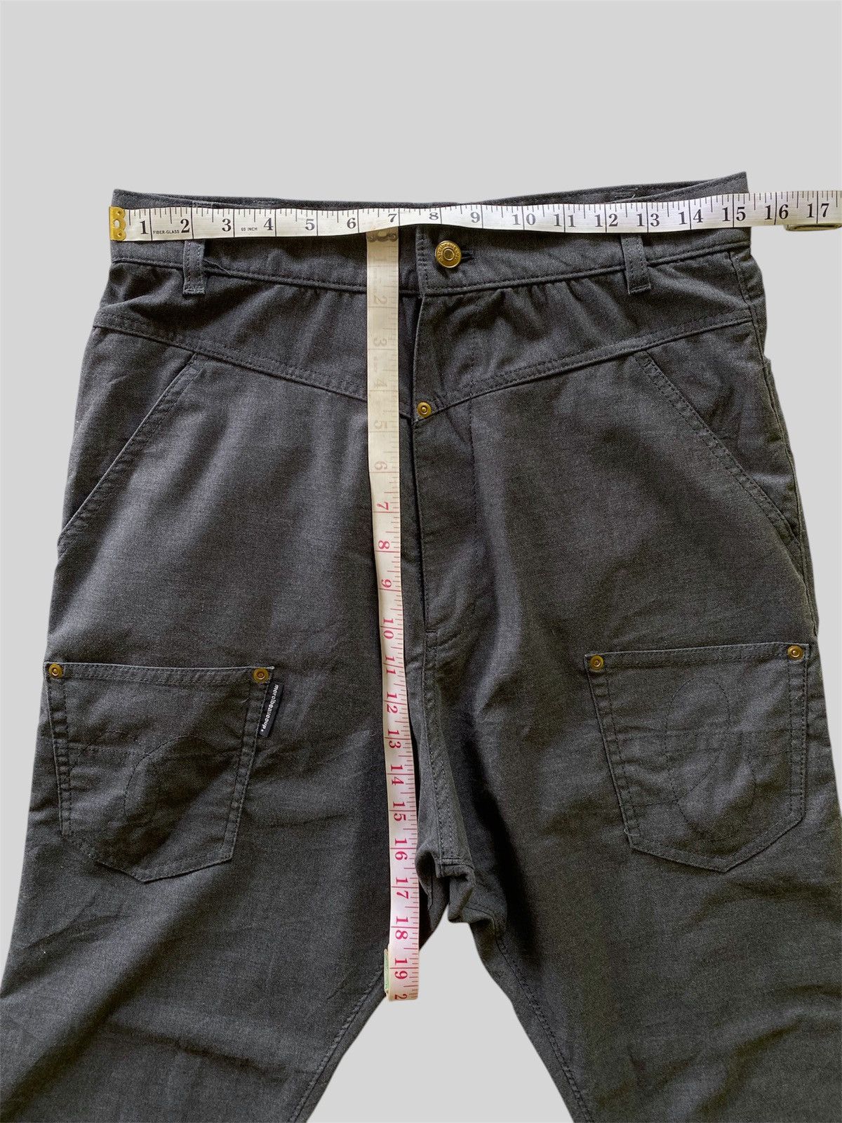 Issey Miyake Vintage Mercibeaucoup Drop Crotch Reverse Pants Size US 30 / EU 46 - 7 Thumbnail