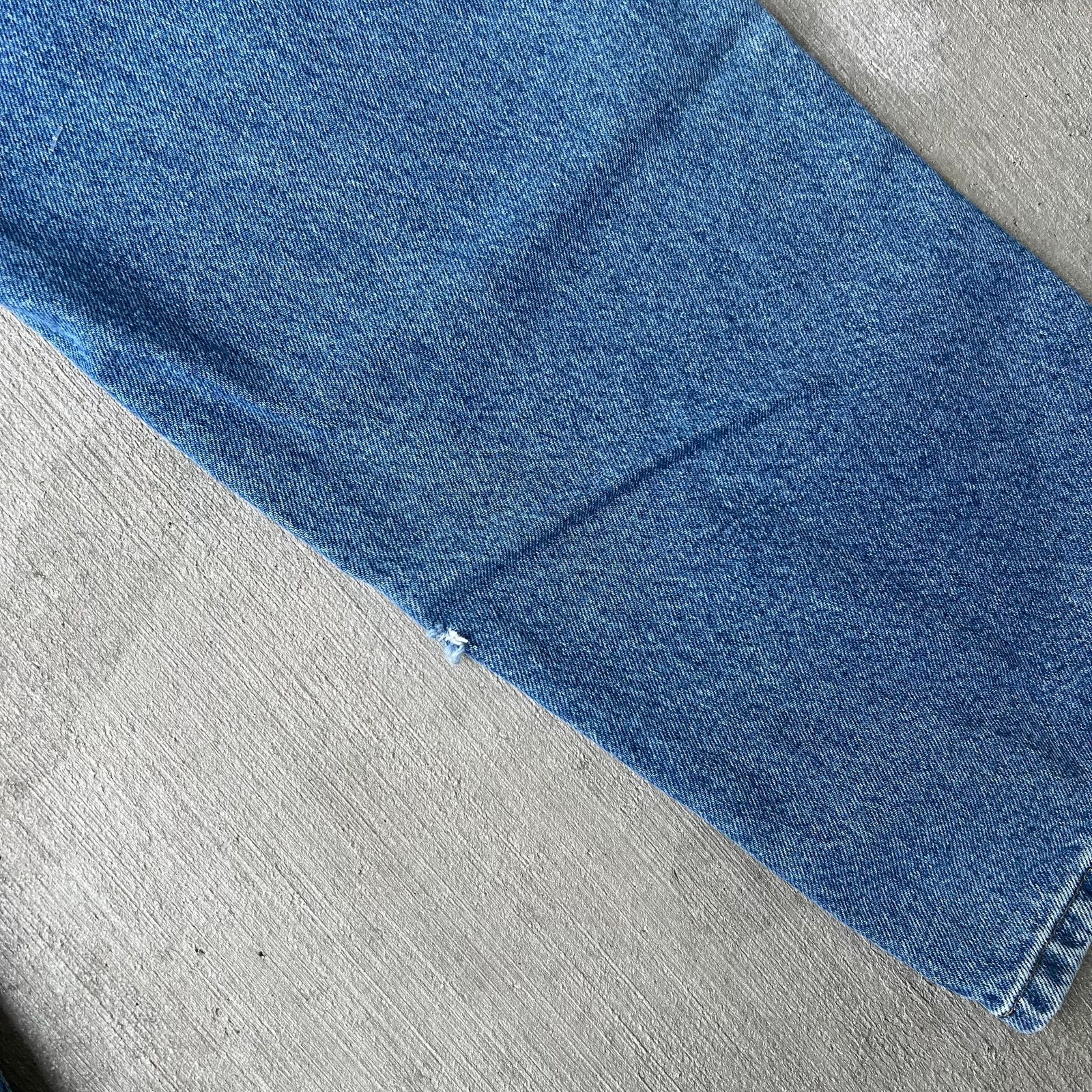 Carhartt × Vintage Carhartt blue denim jeans double knee work carpenter pants Size US 33 - 10 Thumbnail