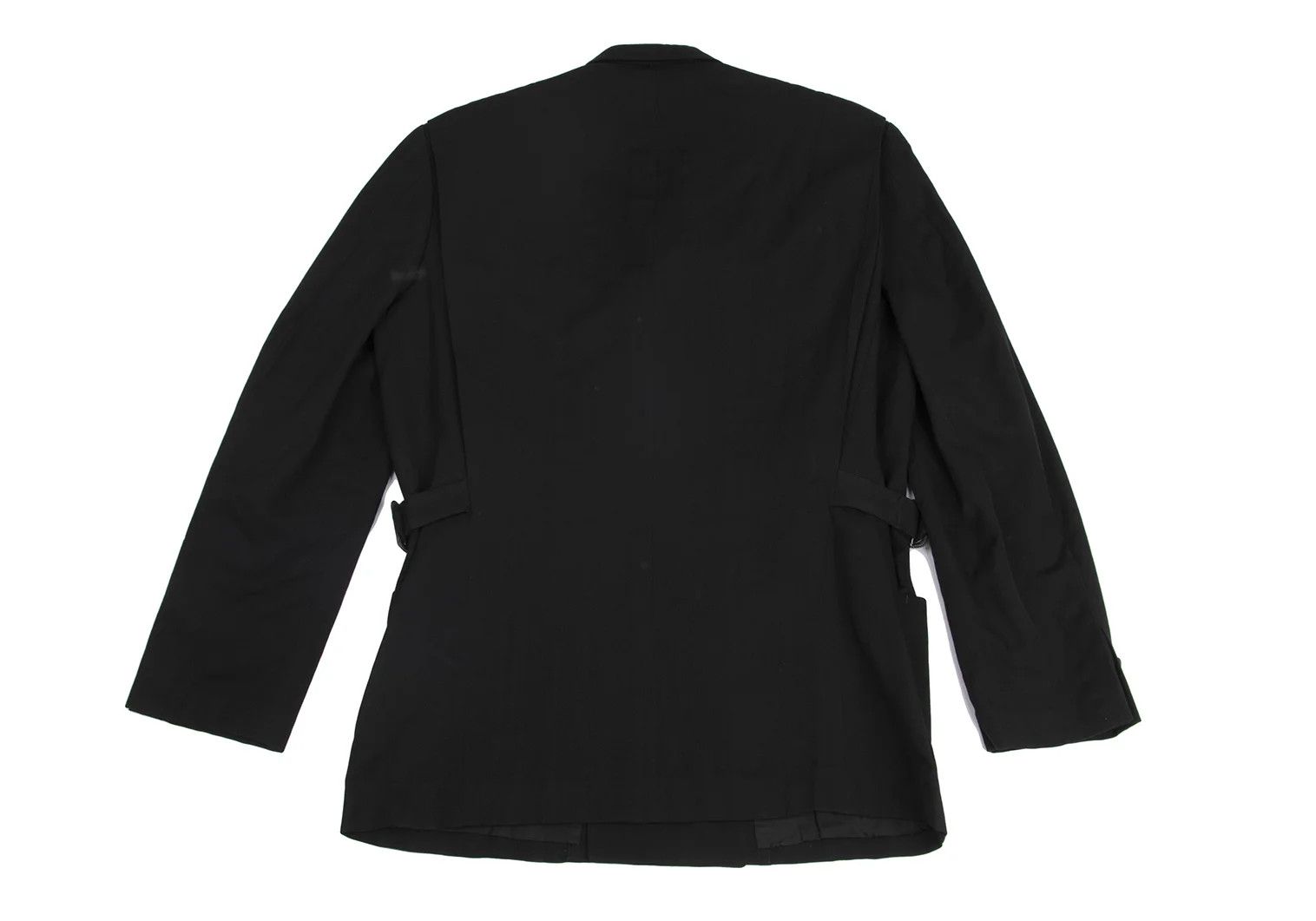 Yohji Yamamoto Yohji Yamamoto Wool Gabardine Jacket Black M Size US M / EU 48-50 / 2 - 17 Thumbnail