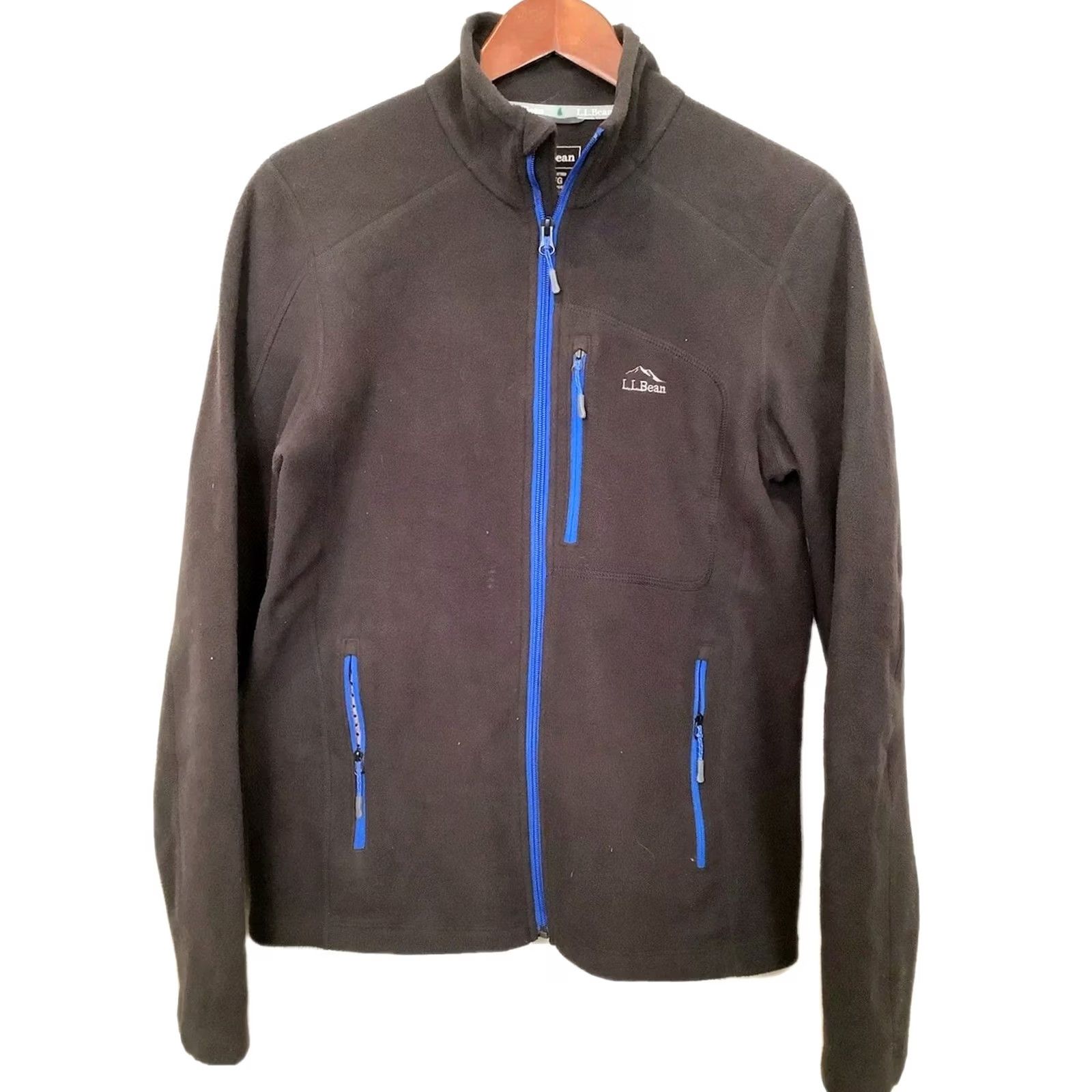 Vintage L.L.Bean Trail Fleece Full Zip Lightweight Jacket Black Pockets Men's Size S Size US S / EU 44-46 / 1 - 2 Thumbnail