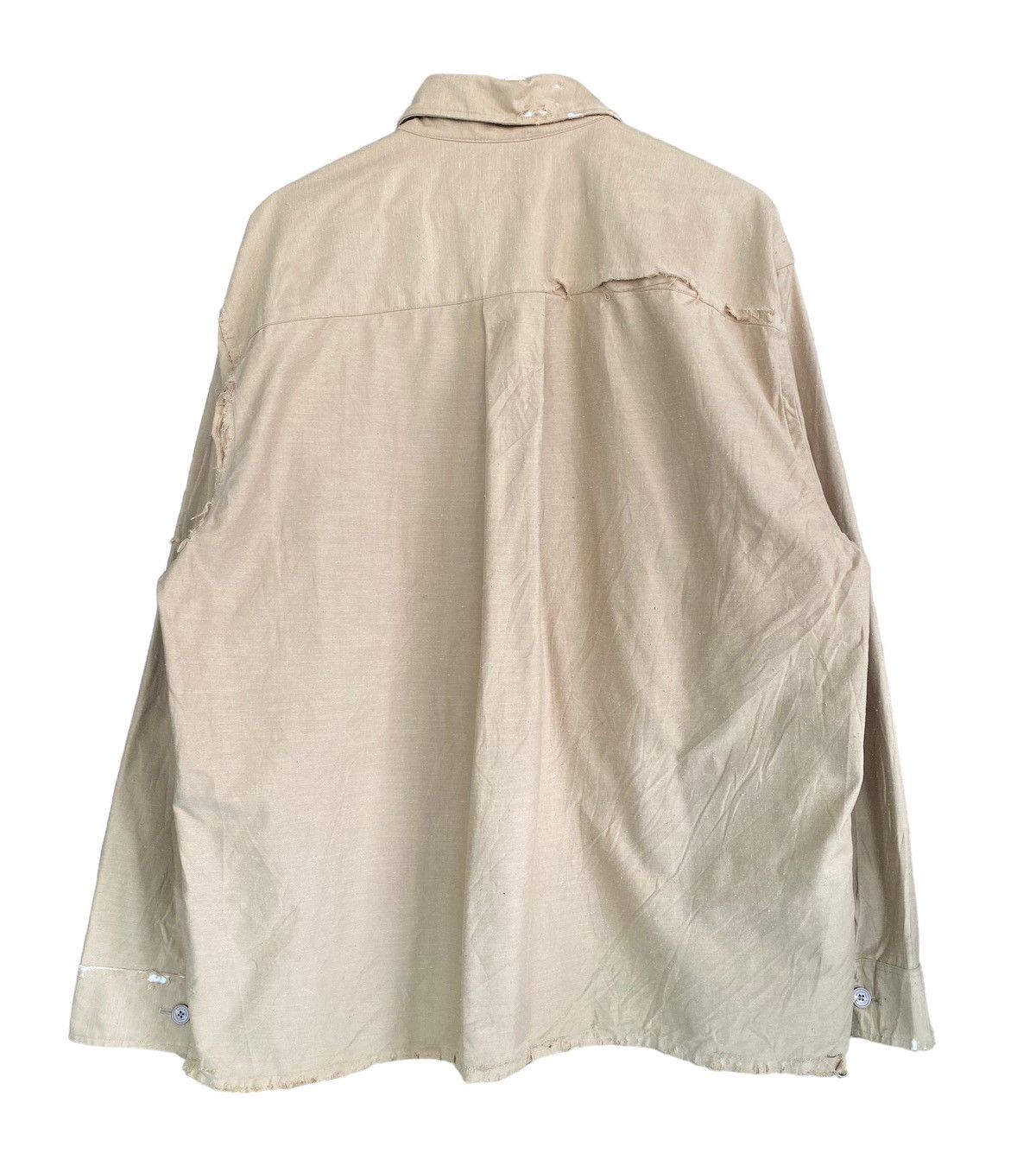 Mackintosh Mackintosh Philosophy Distressed Design Button Shirt Size US M / EU 48-50 / 2 - 9 Thumbnail