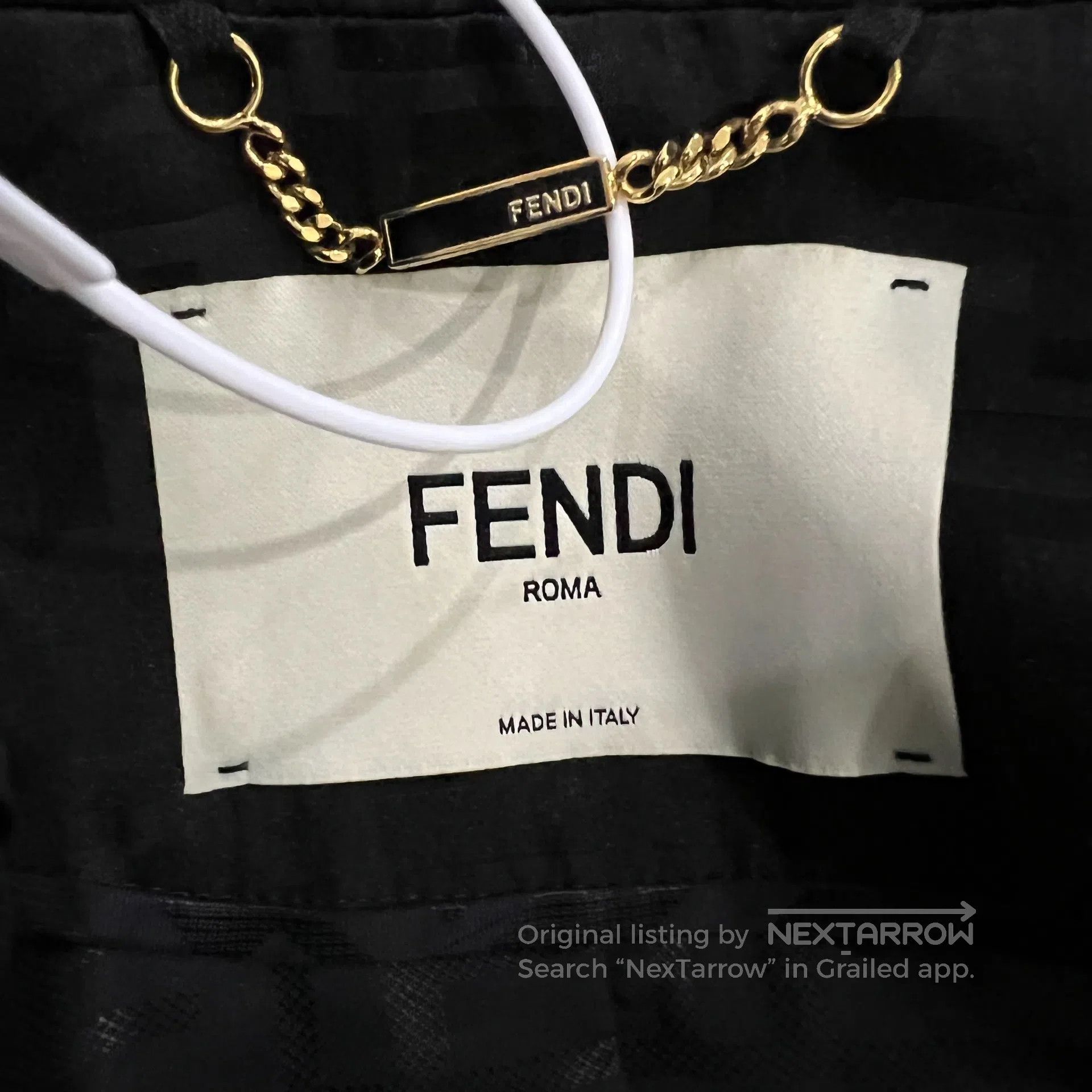 Fendi FENDI size 42 Silk cocoon fabric; suit jacket| Size L / US 10 / IT 46 - 5 Thumbnail