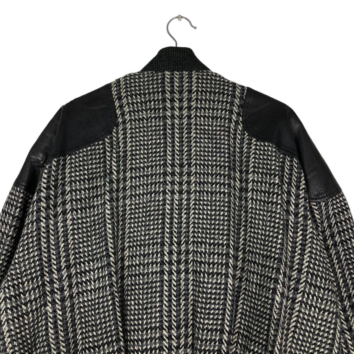 Issey Miyake 🔥VINTAGE 80’s WOOL HERRINGBONE BOMBER JACKET ISSEY MIYAKE Size US M / EU 48-50 / 2 - 11 Thumbnail