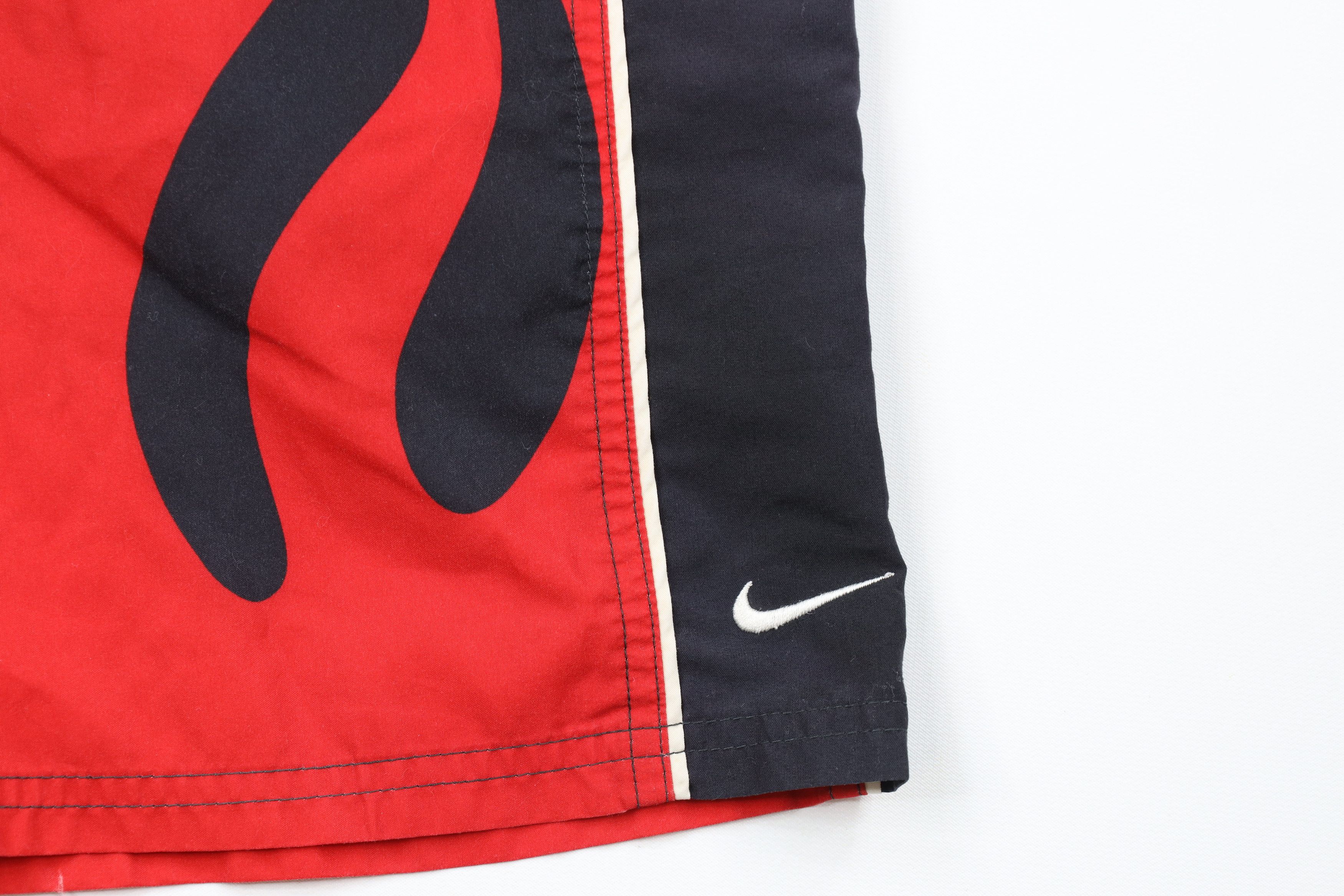 Vintage Vintage Nike Scott Mini Swoosh Fire Flames Lined Shorts Size US 30 / EU 46 - 5 Thumbnail