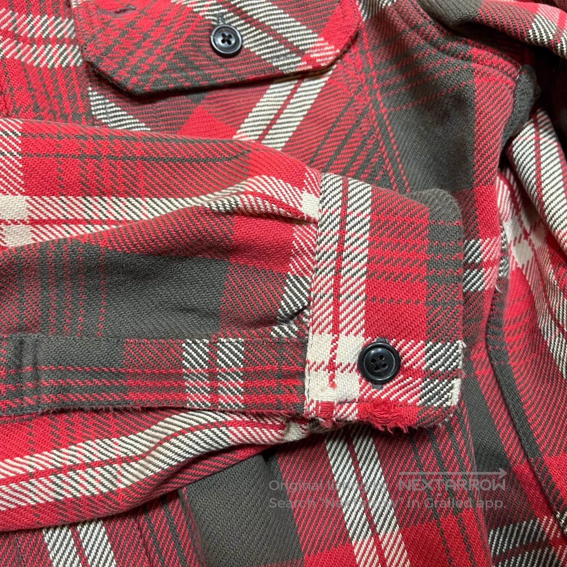 RRL Ralph Lauren RRL Vintage Distressed Shirt. Size US L / EU 52-54 / 3 - 6 Thumbnail