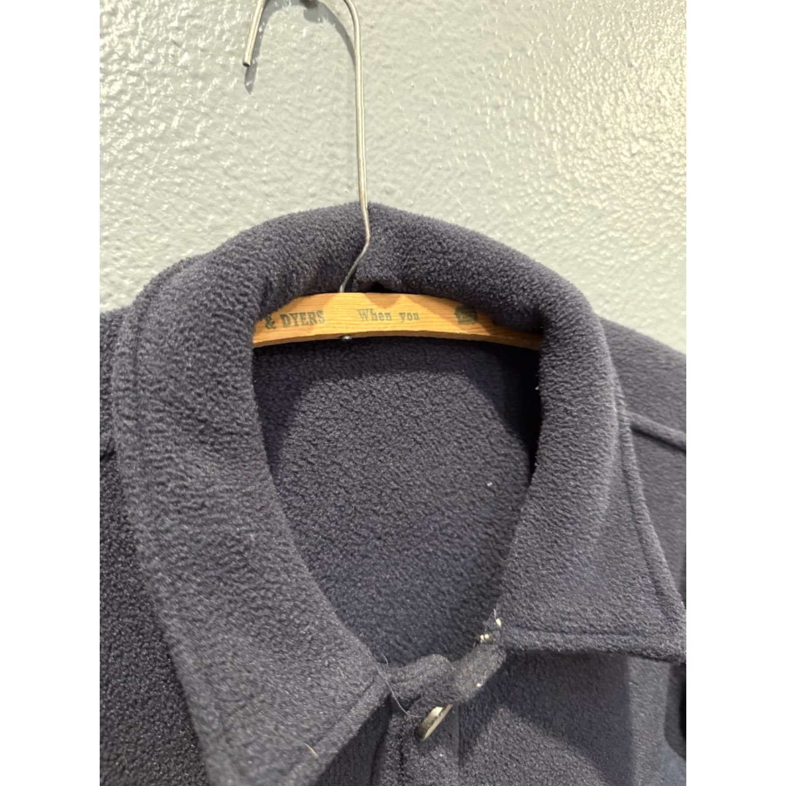 Hard Rock Cafe VINTAGE 90s Hard Rock Cafe Fleece Button-Up Shirt Men M Blue Long Sleeve 29in 24in Mens Size US M / EU 48-50 / 2 - 2 Thumbnail