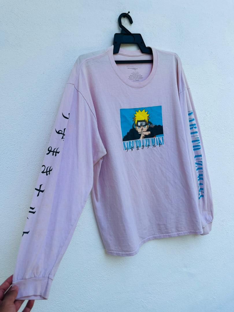 Japanese Brand Vintage Naruto Uzumaki Japanese Famous Heroes Cartoon Size US L / EU 52-54 / 3 - 4 Thumbnail
