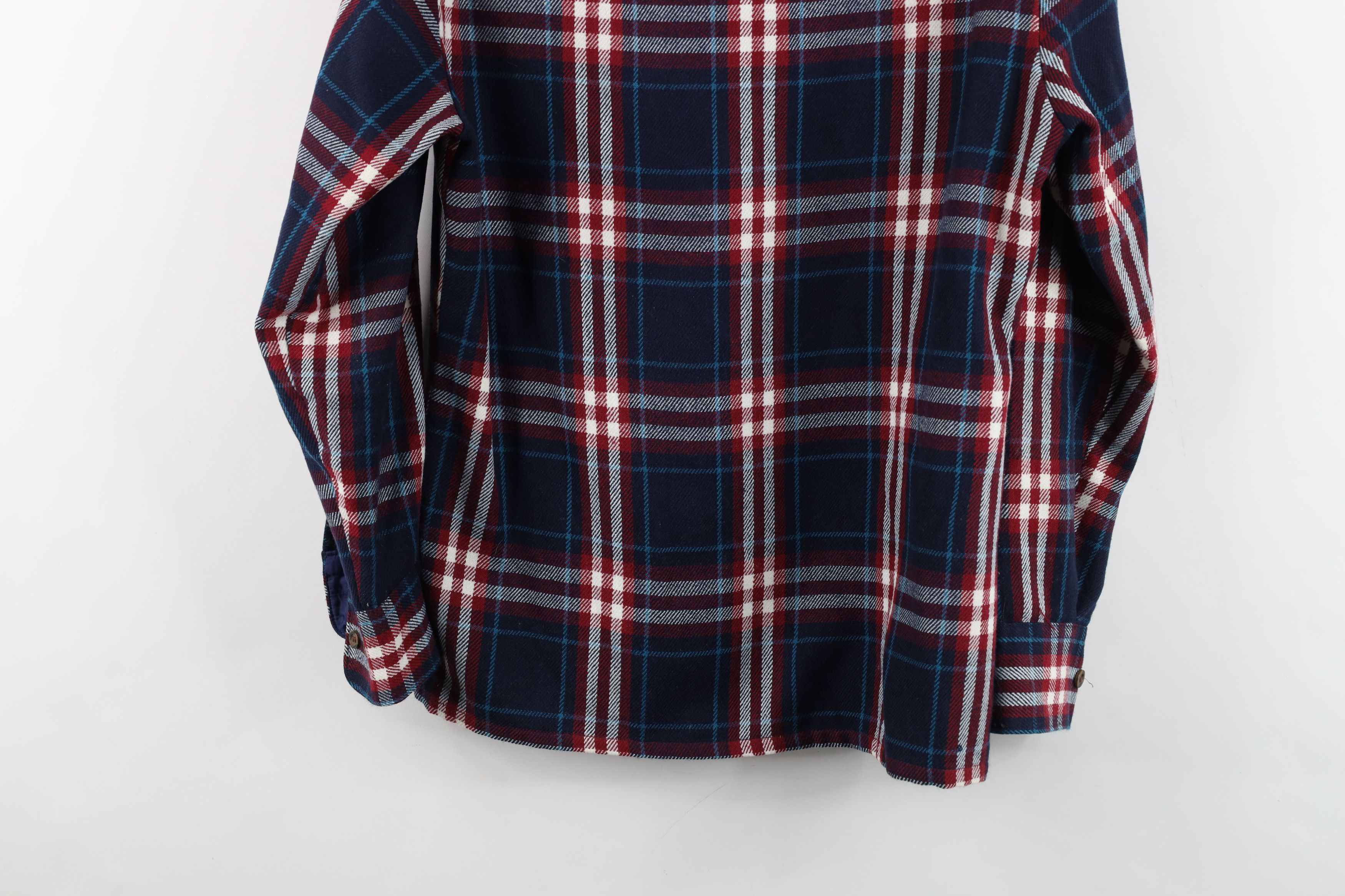 Vintage Vintage 70s Streetwear Pocket Flannel Button Shirt Plaid Size US S / EU 44-46 / 1 - 13 Thumbnail