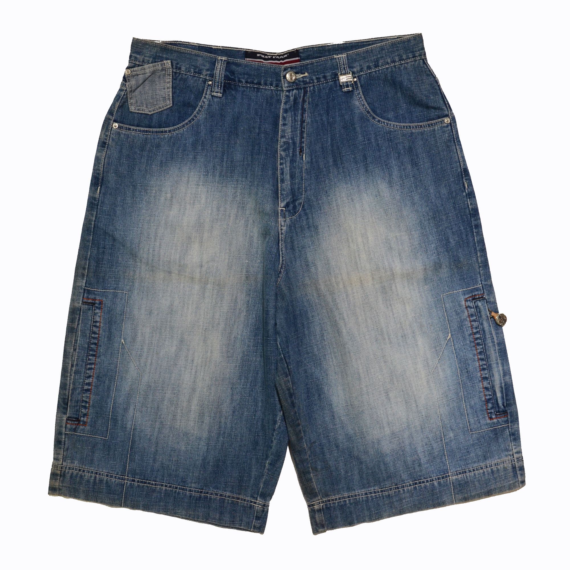 Phat Farm [Folding Color Defects] PF Denim 90s Hiphop Streetwear Size US 30 / EU 46 - 1 Thumbnail