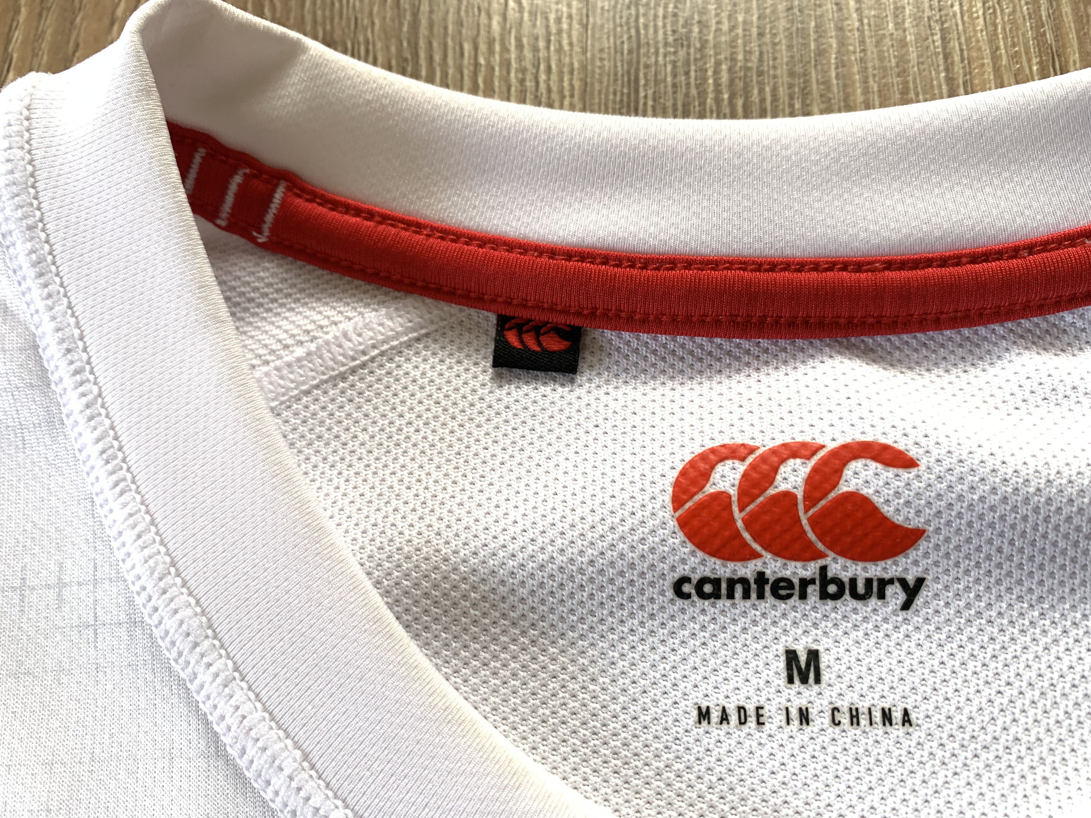 Canterbury of New Zealand Canterbury England Rugby Team Home Jersey White Size US M / EU 48-50 / 2 - 7 Thumbnail