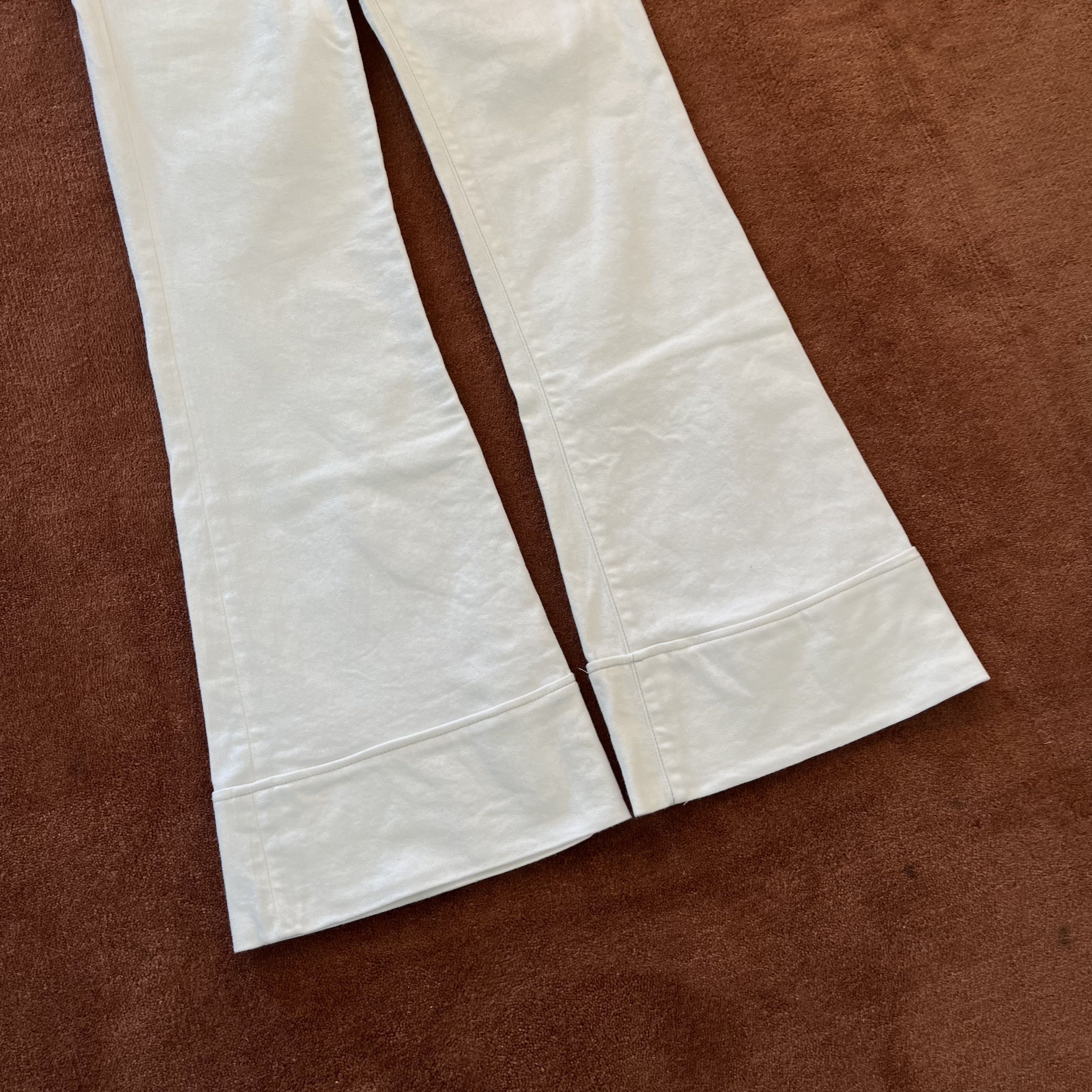 Diesel Diesel White Denim Flares Sample Size US 28 / EU 44 - 3 Thumbnail