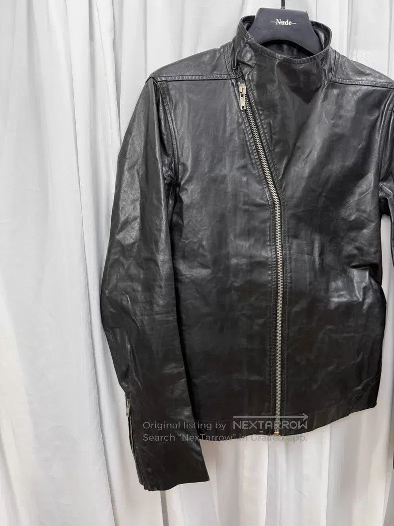 Rick Owens Rick Owens Stand-up collar motorcycle jacket| Size US M / EU 48-50 / 2 - 2 Thumbnail