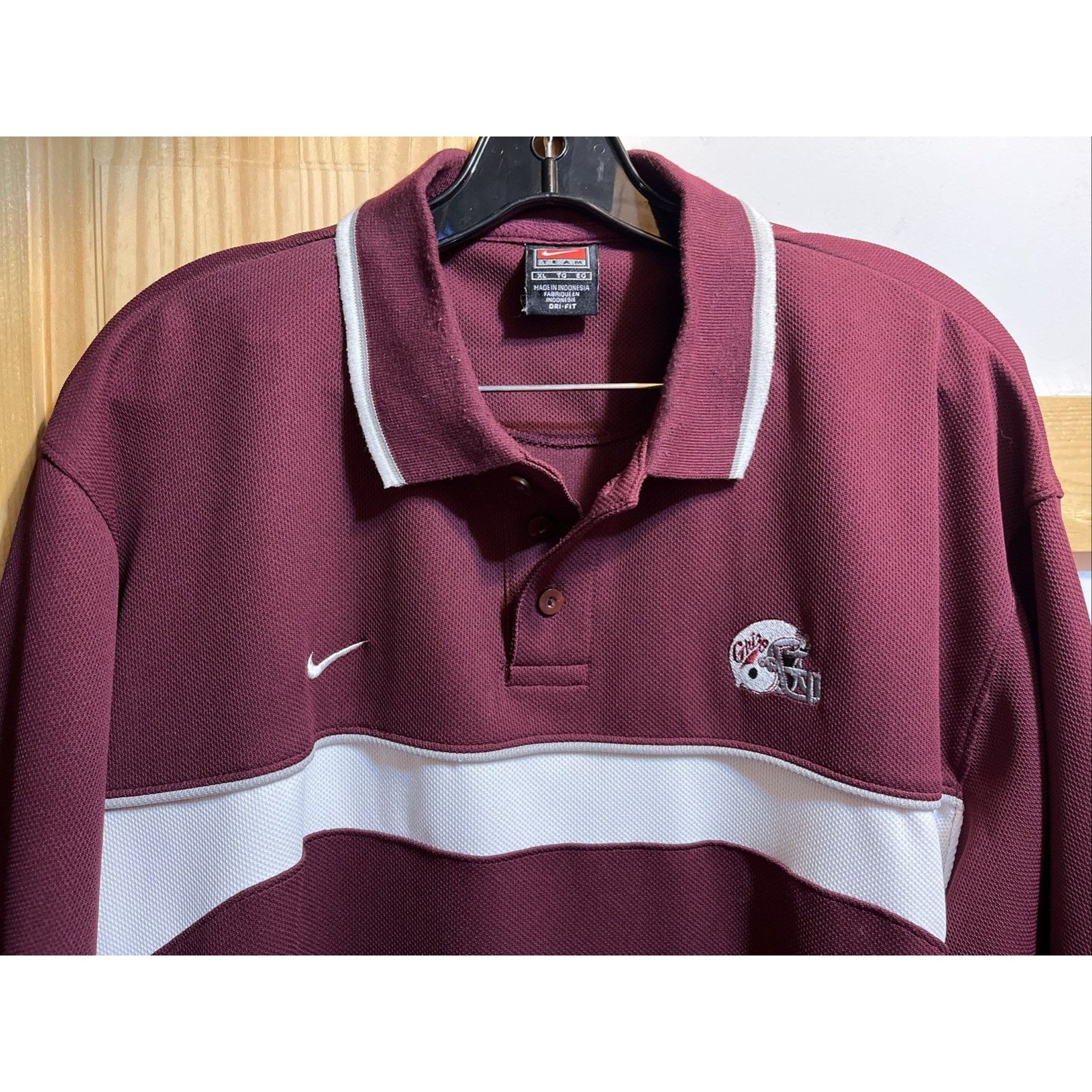 Nike Nike Team Montana Grizzlies NCAA Polo Shirt Men’s XL Maroon Size US XL / EU 56 / 4 - 5 Thumbnail