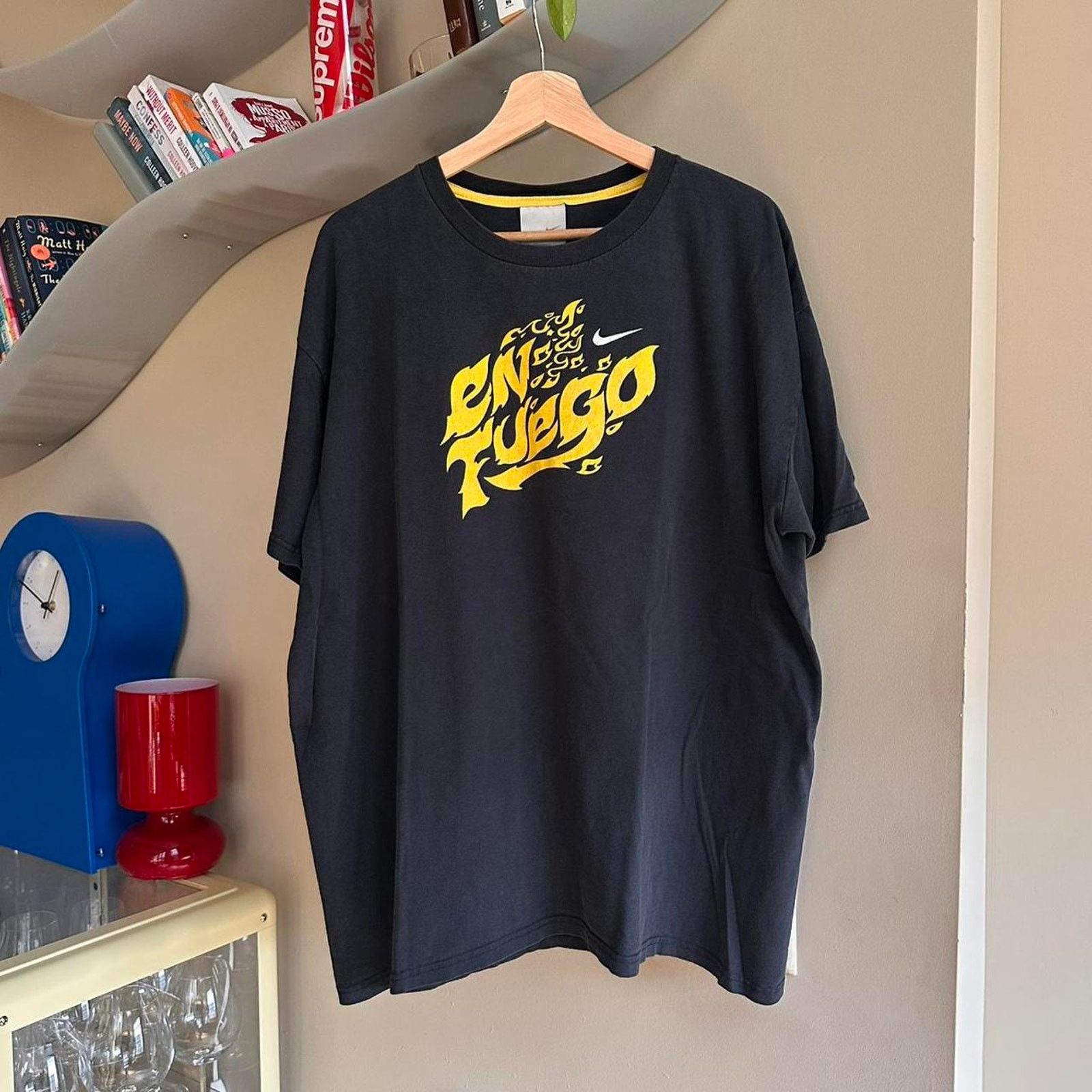 Nike × Vintage Vintage Nike En Fuego Shirt Size US XXL / EU 58 / 5 - 1 Thumbnail
