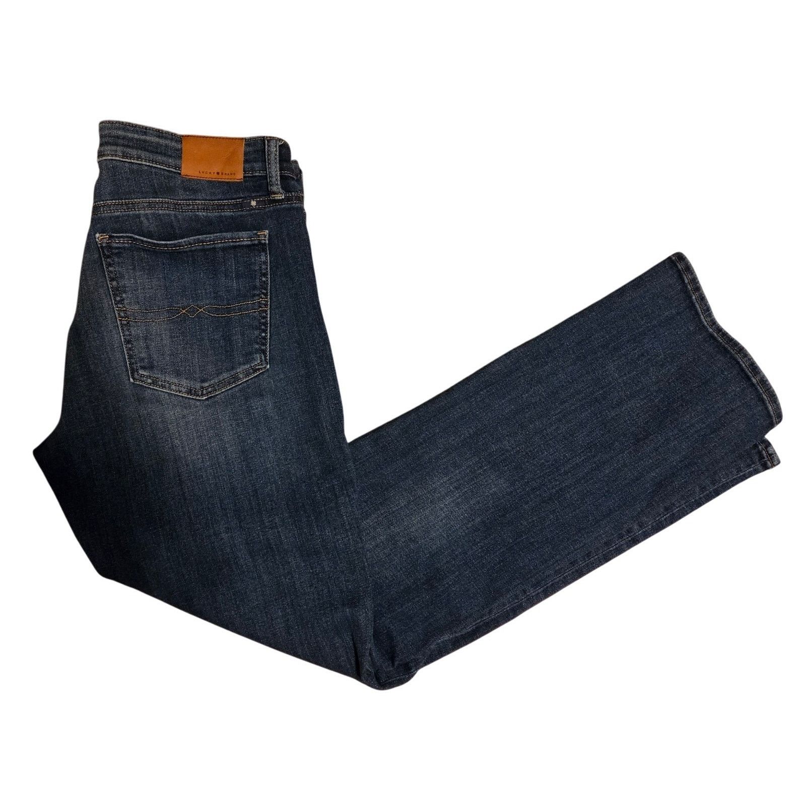 Lucky Brand Lucky Brand Sweet Boot Acid Wash Denim Jeans - Size 12/31 Size 34" / US 12 / IT 48 - 4 Thumbnail