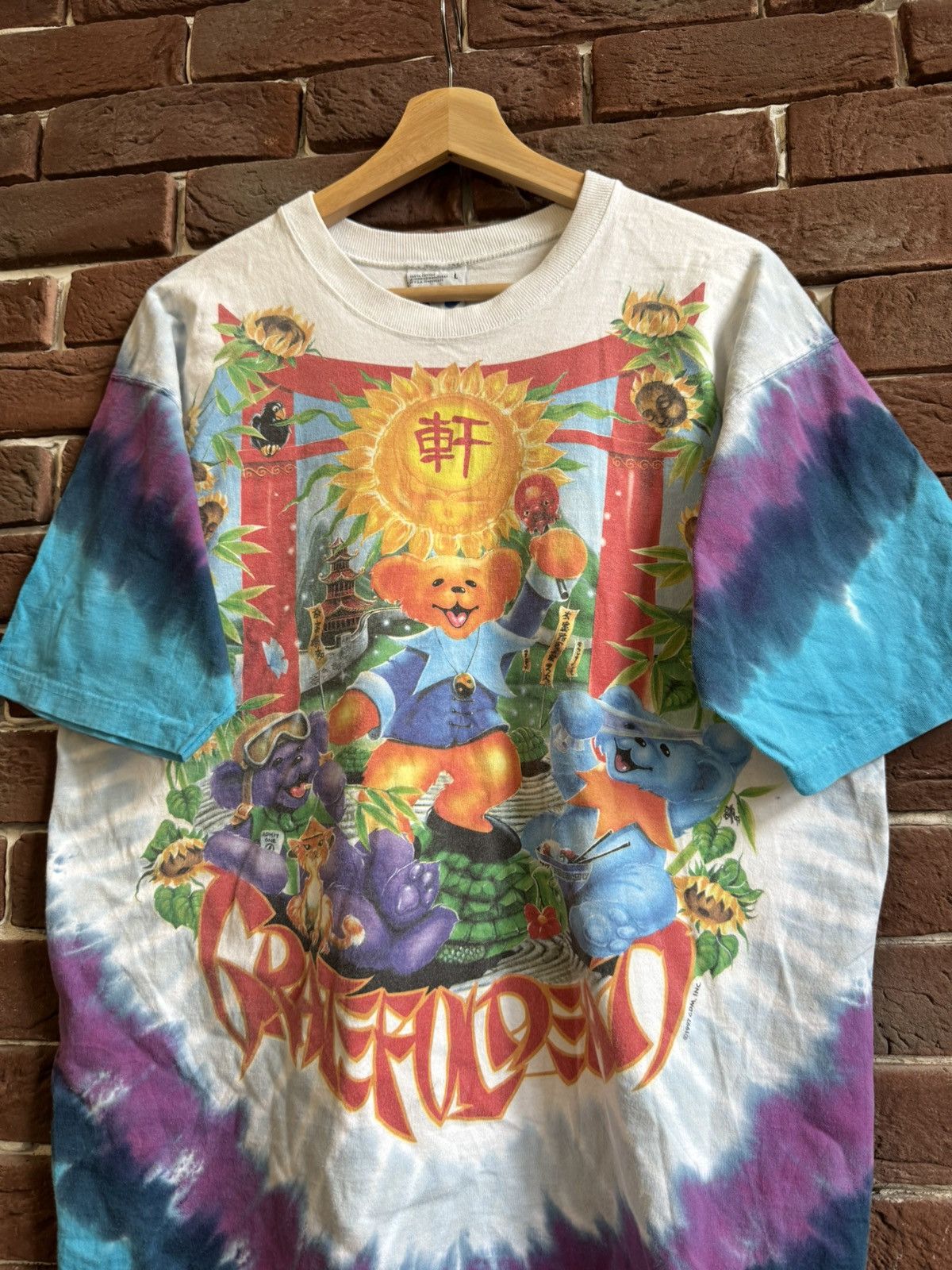 Band Tees Vintage Grateful Dead 90s China Town Tie Dye 1997 L Band Tee Size US L / EU 52-54 / 3 - 4 Thumbnail