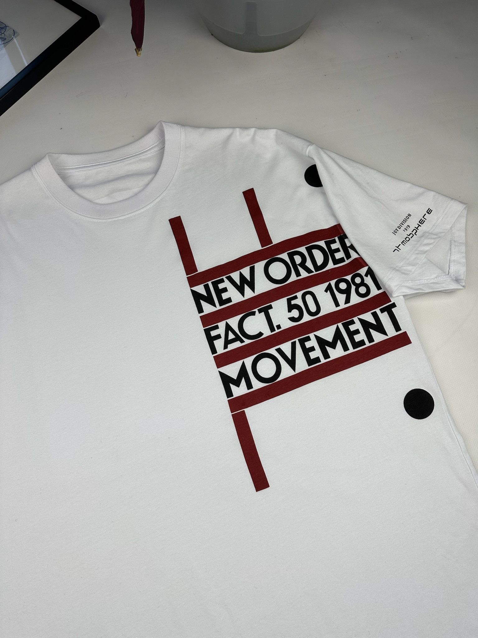 Band Tees Raf simons x New order tee Size US M / EU 48-50 / 2 - 2 Thumbnail
