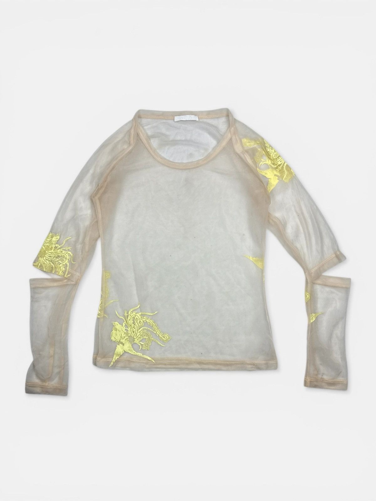 Helmut Lang Helmut Lang - AW95 Sheer Phœnix Mesh Top Size M / US 6-8 / IT 42-44 - 1 Thumbnail