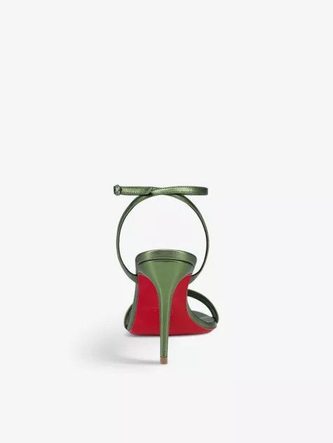 Christian Louboutin o1s1wg110225 Heels in Olive Size US 8 / IT 38 - 3 Thumbnail