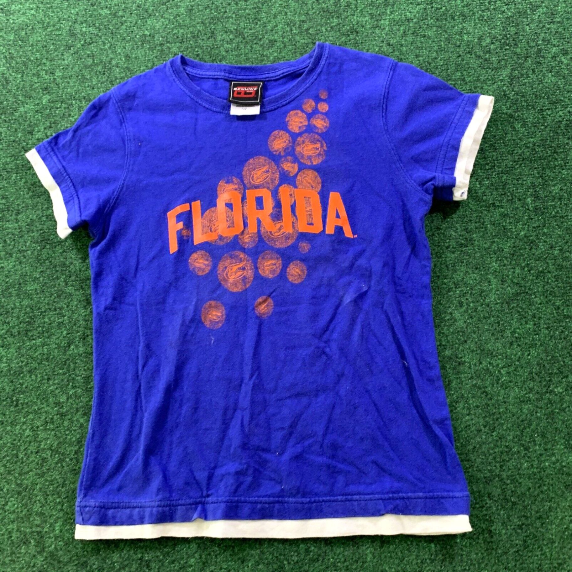 NCAA Genuine Women's Xs T-Shirt Size youth Large Florida Gators Blue shirt Size XS / US 0-2 / IT 36-38 - 3 Thumbnail