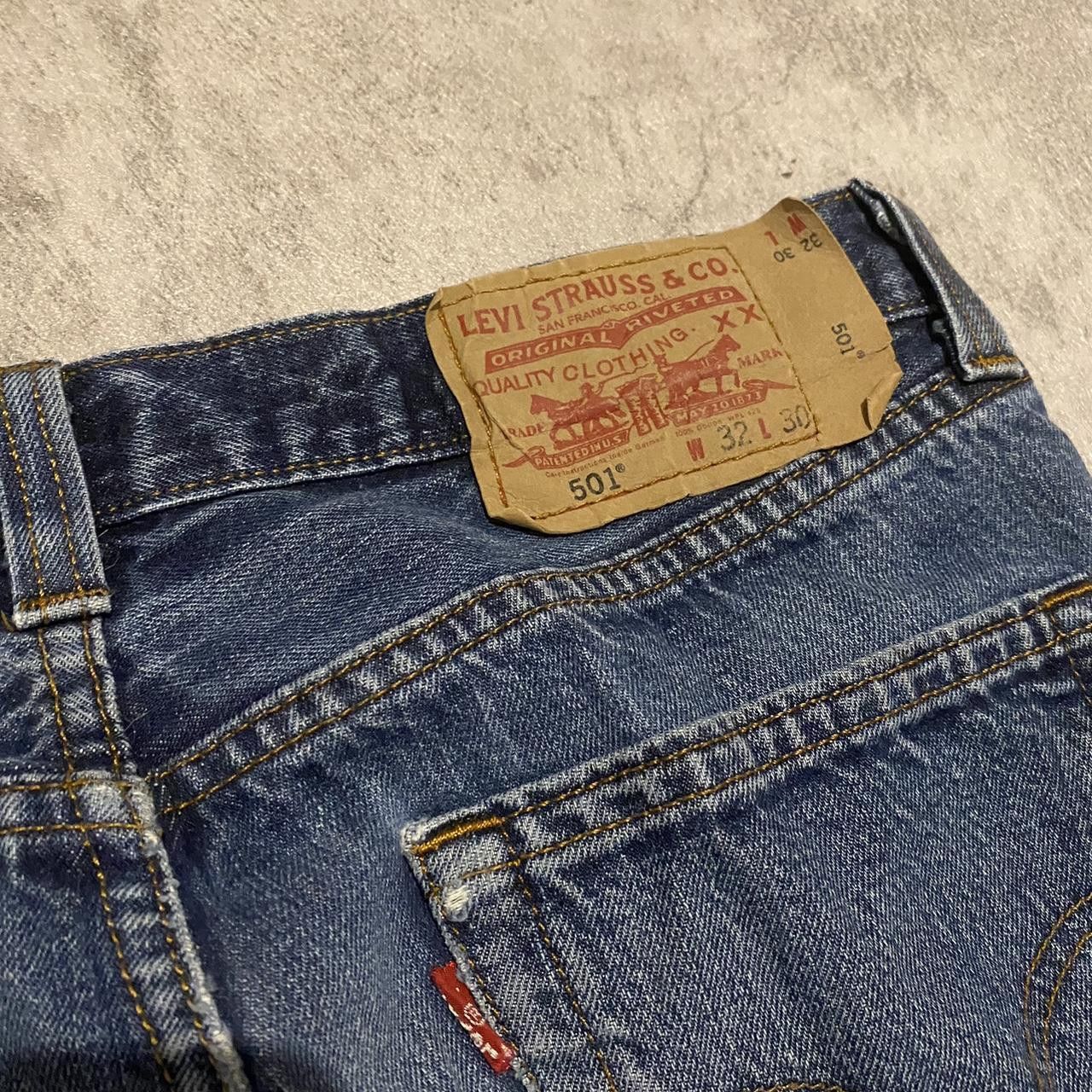 Levi's Levi's 501 blue jeans Rap hip hop casual Basic rap Size US 32 / EU 48 - 5 Thumbnail
