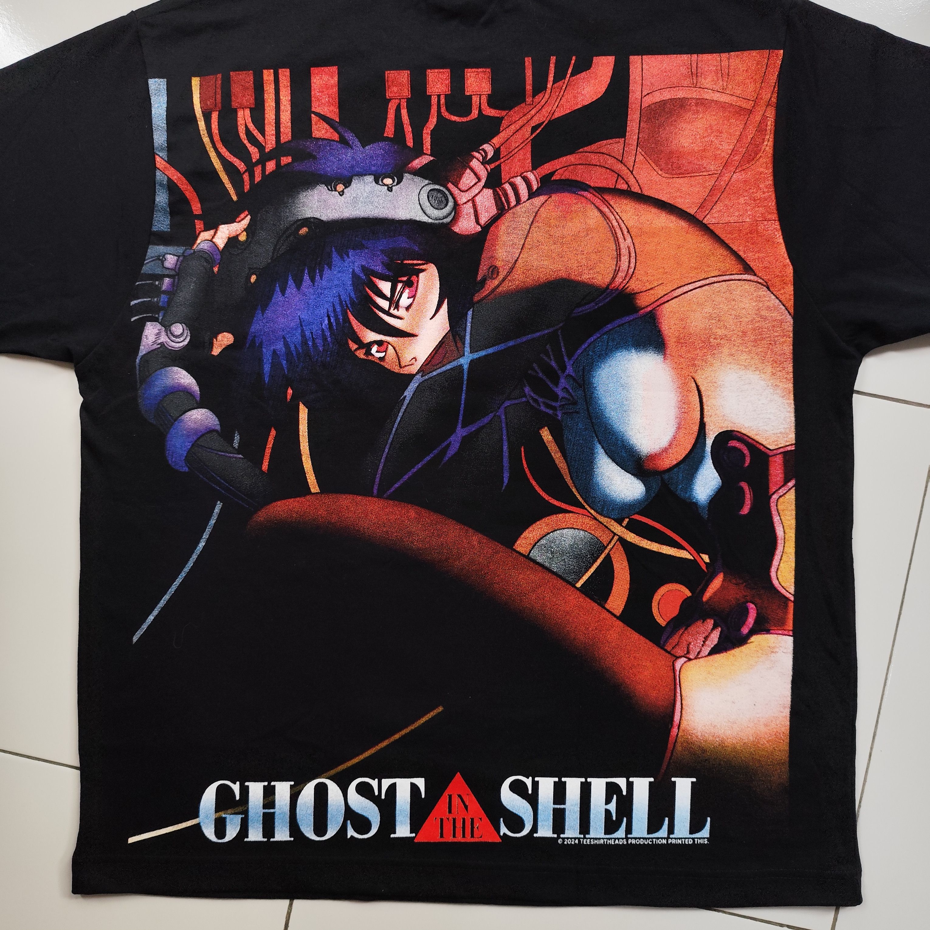 Anime × Vintage Rare Ghost In The Shell Anime Tee Japanese Manga Motoko Size US L / EU 52-54 / 3 - 4 Thumbnail