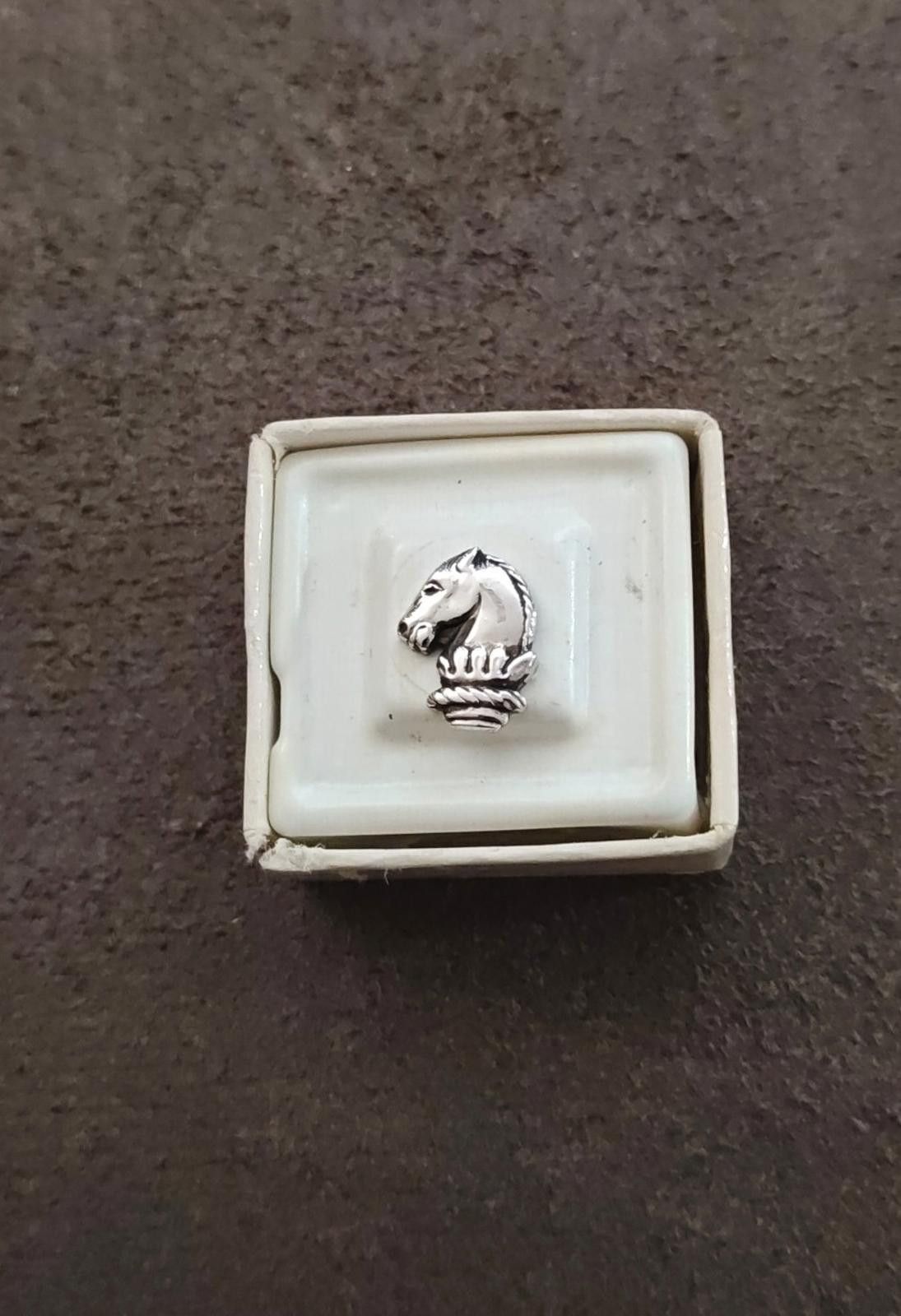 Other 1960s Vintage Silver Tone Textured Horse Head Tie Tack Pin Size ONE SIZE - 4 Thumbnail