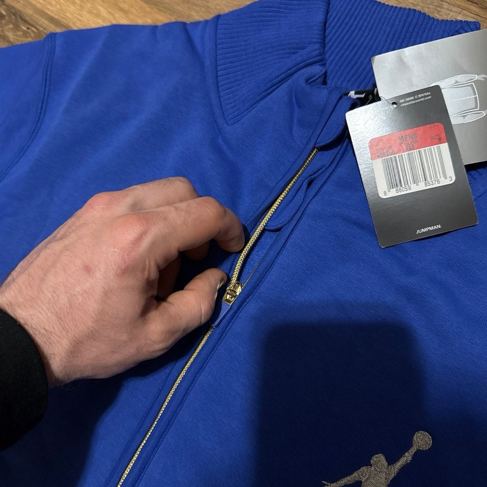 Jordan Brand 2010 Air Jordan Laney Zip Up Sweatshirt Size US L / EU 52-54 / 3 - 8 Thumbnail
