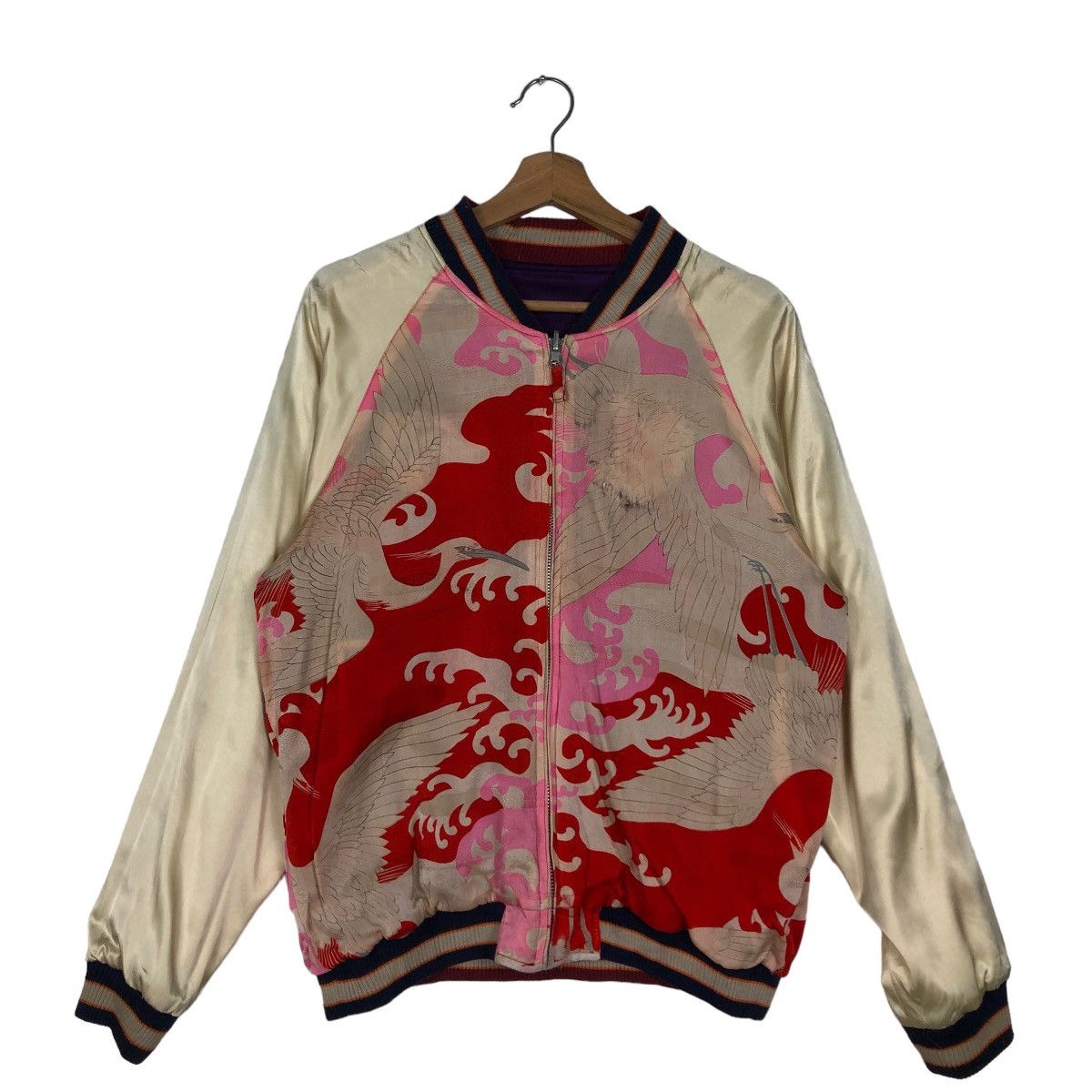 Japanese Brand 🔥90s Vintage Japaneseaioha Sukajan Souvenir Jacket Big Logo Size US M / EU 48-50 / 2 - 12 Thumbnail