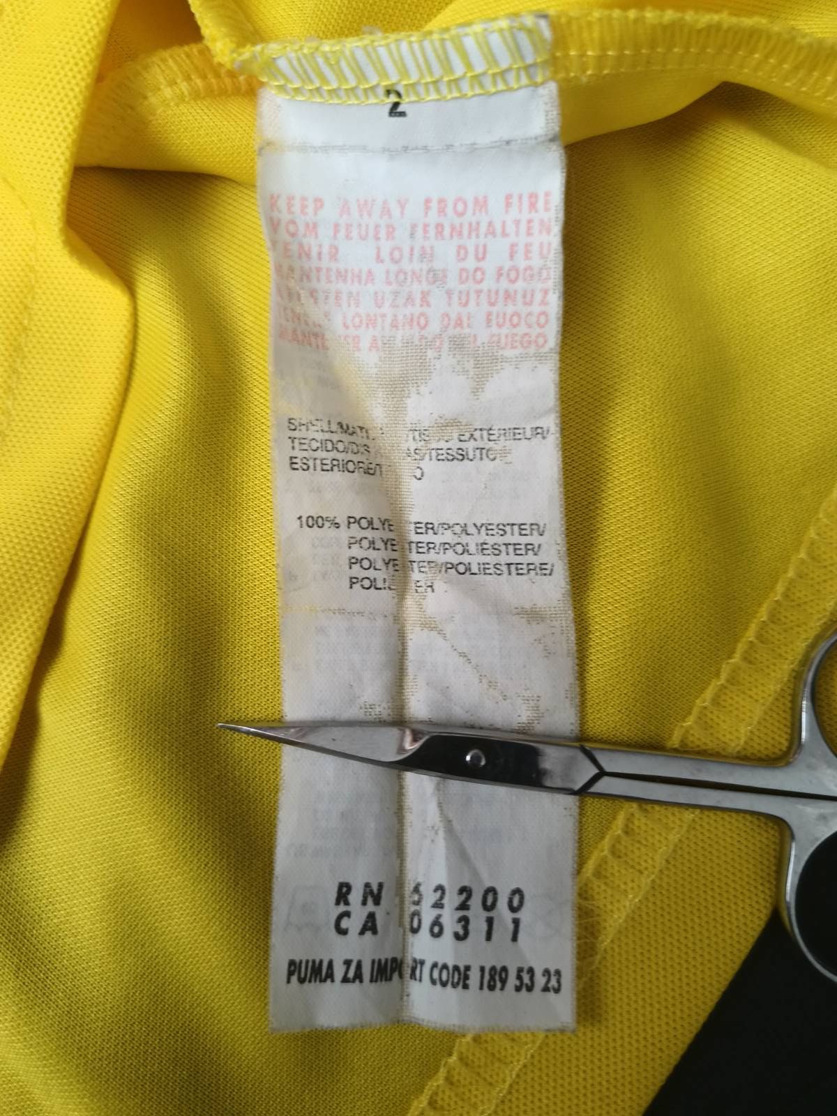 Puma Borussia Dortmund #7 Kagawa Home football shirt 2014 - 2015 Size US S / EU 44-46 / 1 - 6 Thumbnail