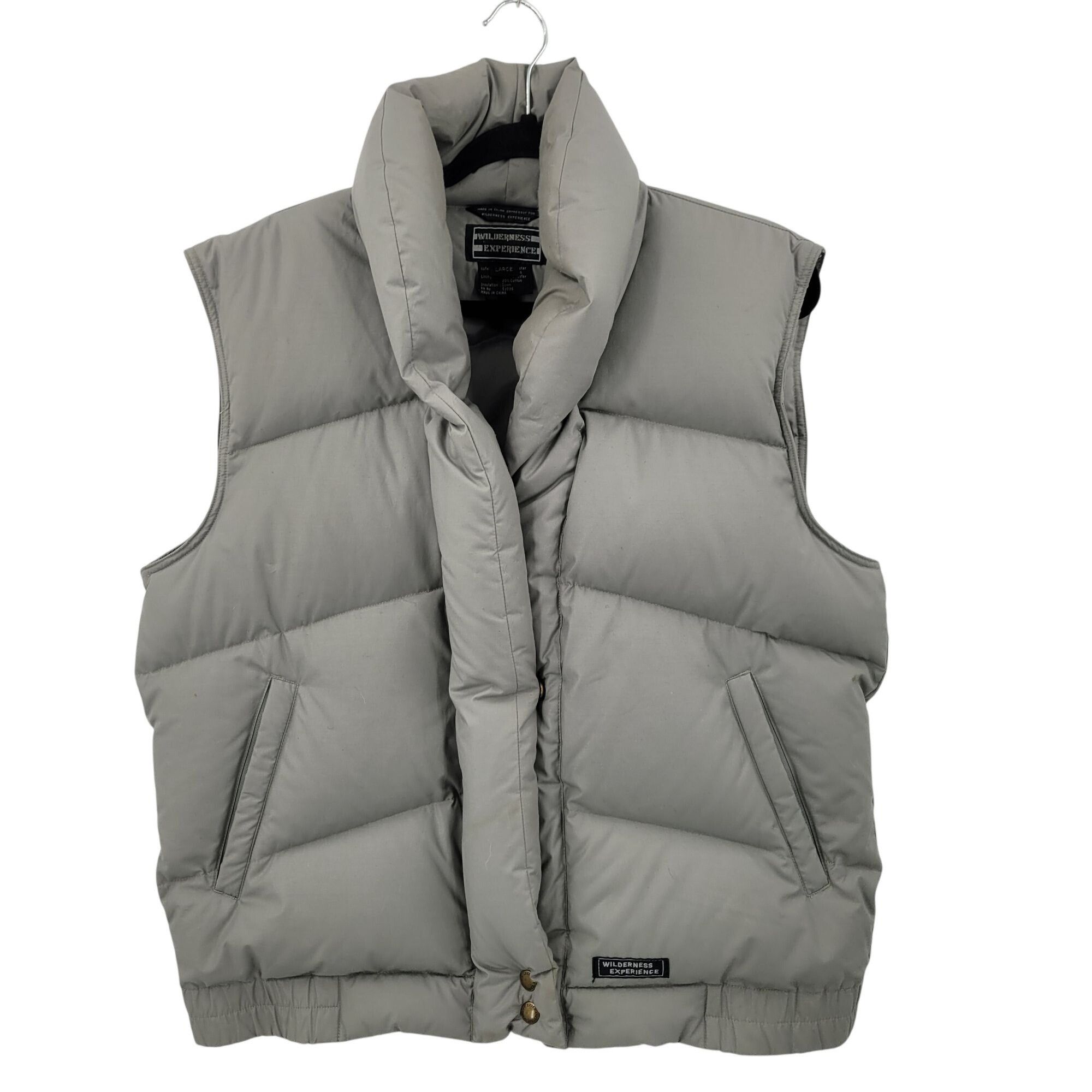 Vintage Vintage Puffer Vest L Gray Down Insulation Warm Outerwear Gr Size US L / EU 52-54 / 3 - 12 Thumbnail