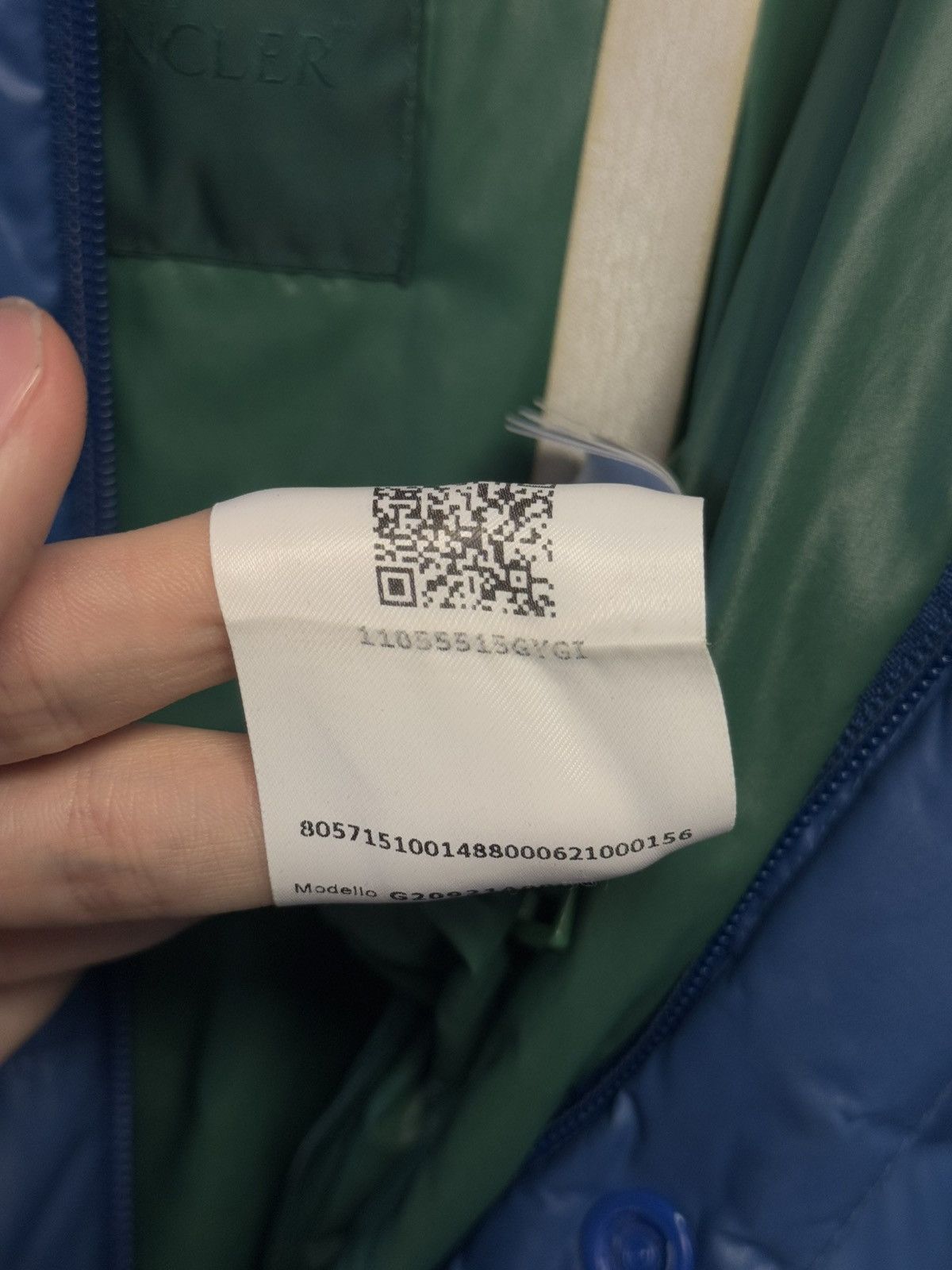 Moncler Moncler Suginami Giubbotti Men Size (2) Blue Green $1770 Size US M / EU 48-50 / 2 - 20 Thumbnail