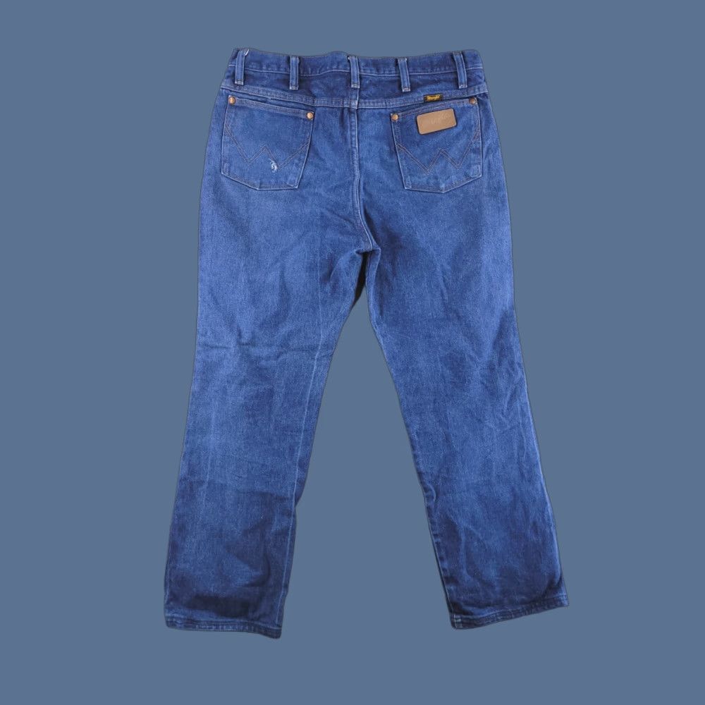 Wrangler Wrangler Jeans Mens 34x29 Blue Cowboy Cut Straight Fit Denim Medium Wash Size US 34 / EU 50 - 1 Thumbnail