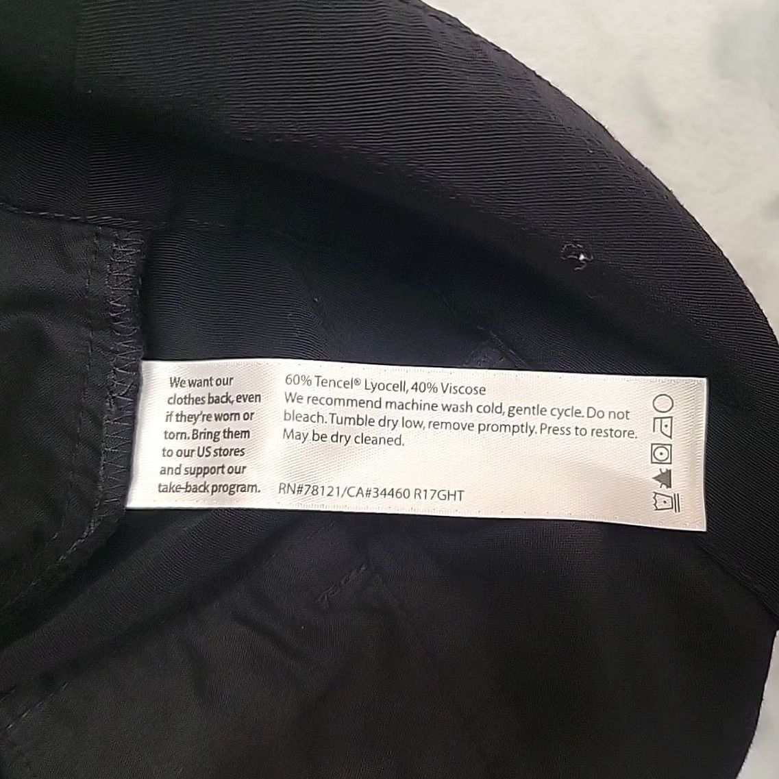 Eileen Fisher Eileen Fisher Pants Womens L Black Yoga Tencel Viscose Cropped Minimalist Gym & Training, Casual Ladies, Solid Pullover On Pants Size 36" / US 14 / IT 50 - 5 Thumbnail