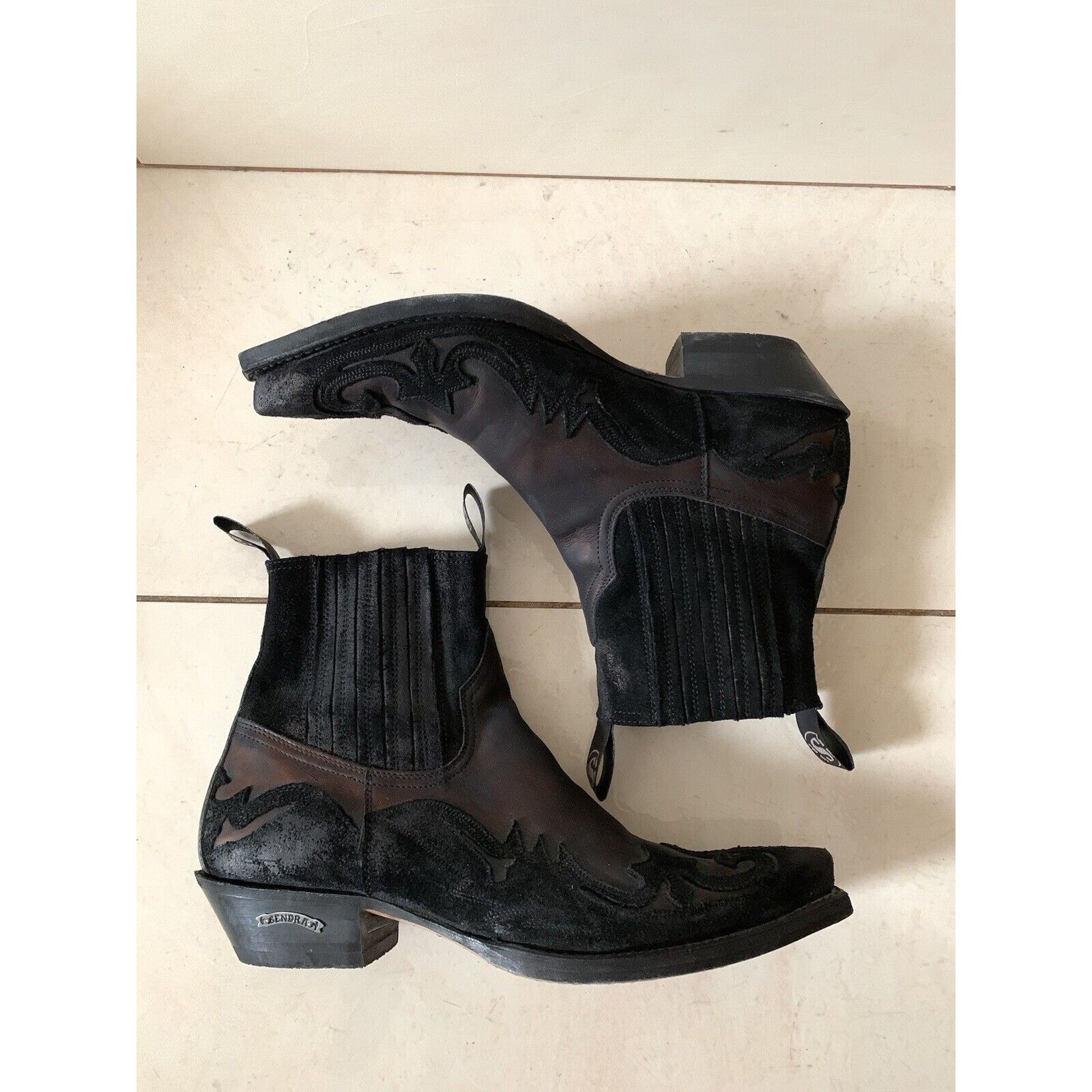Sendra Men's SENDRA Cowboy Leather Boots Bronze EU 45 UK 10 US 10.5 Size US 10.5 / EU 43-44 - 17 Thumbnail