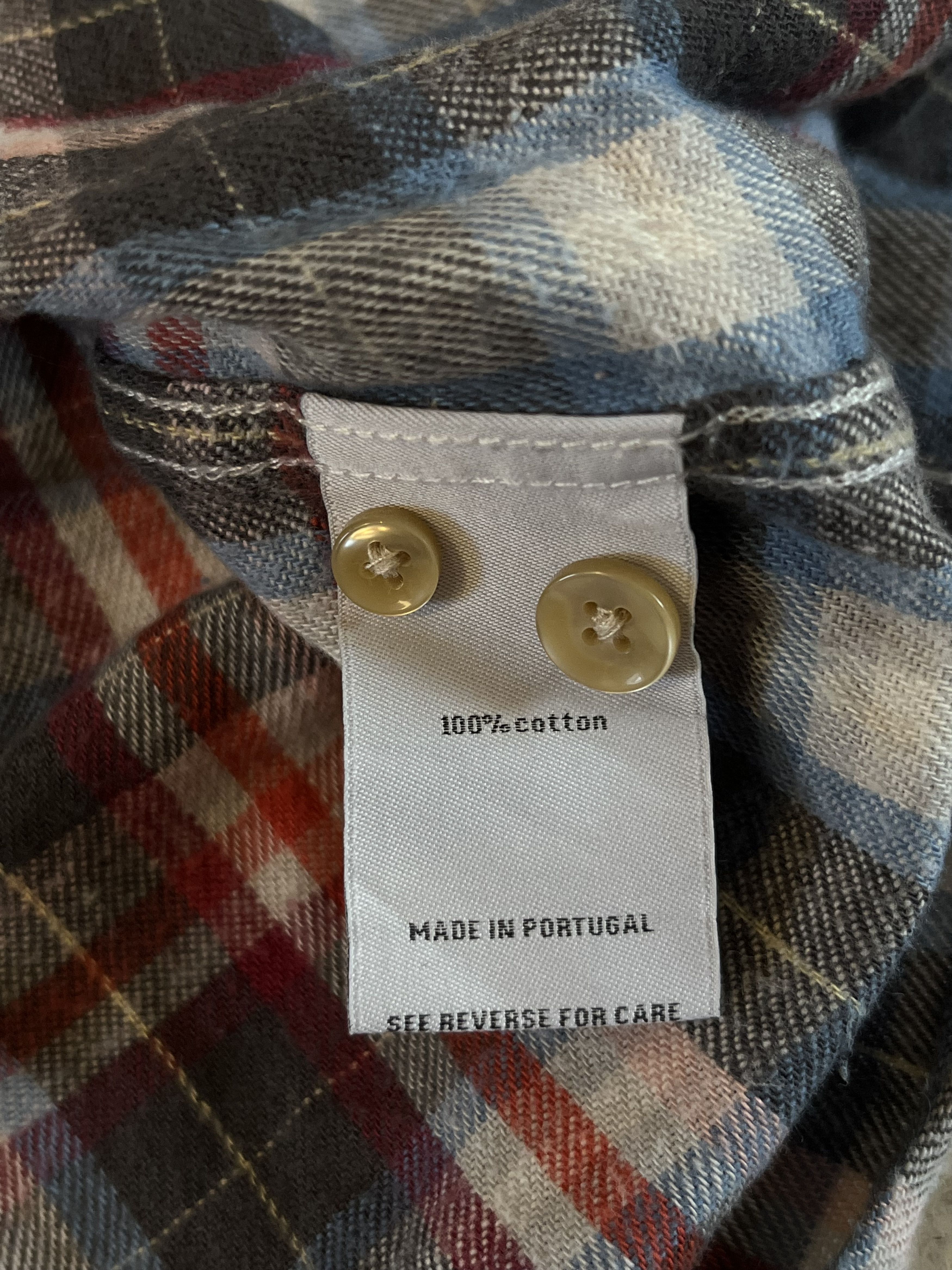 Designer × Portuguese Flannel Portuguese Flannel Spiritual Quality Checked Shirt XL Size US XL / EU 56 / 4 - 6 Thumbnail