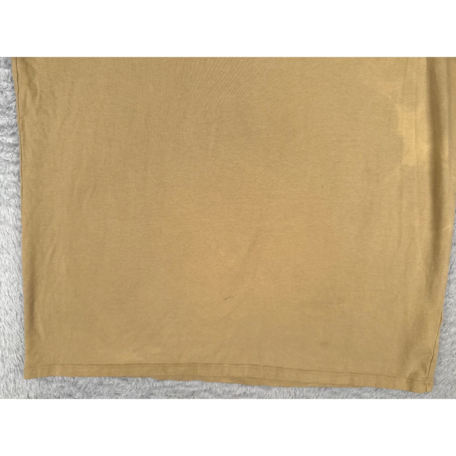 Tommy Hilfiger Tommy Hilfiger Shirt Beige Adult Large Short Sleeve Crew Neck Cotton Blend READ Size US L / EU 52-54 / 3 - 5 Thumbnail