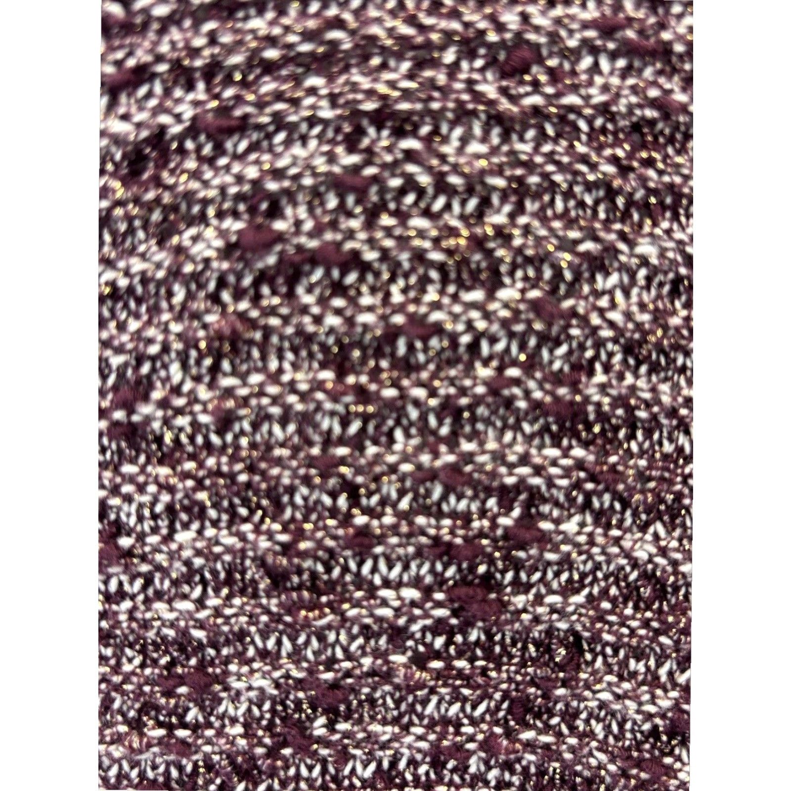 Vintage Chicos Tunic Sweater Womens XL 3/4 Sleeve Purple Burgundy Knit Shimmer Size XL / US 12-14 / IT 48-50 - 6 Thumbnail